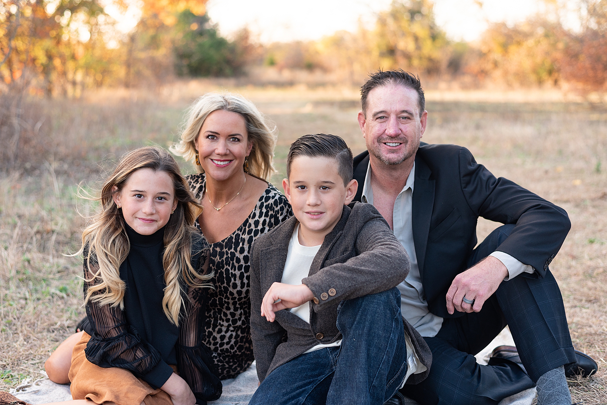 mini sessions in the fall with TX family photographer 