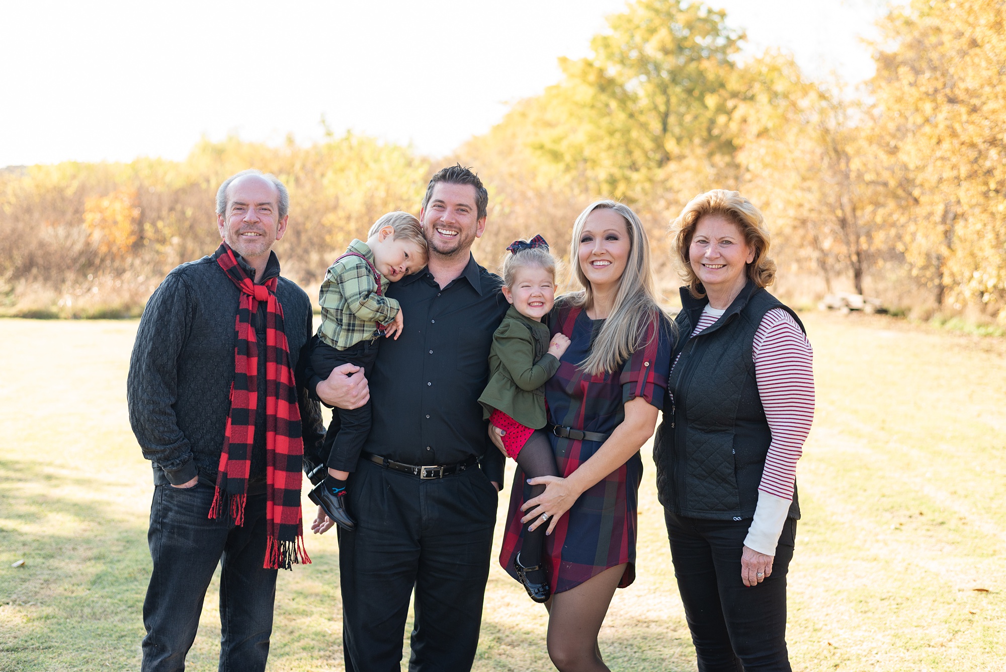 holiday family portraits in Little Elm TX