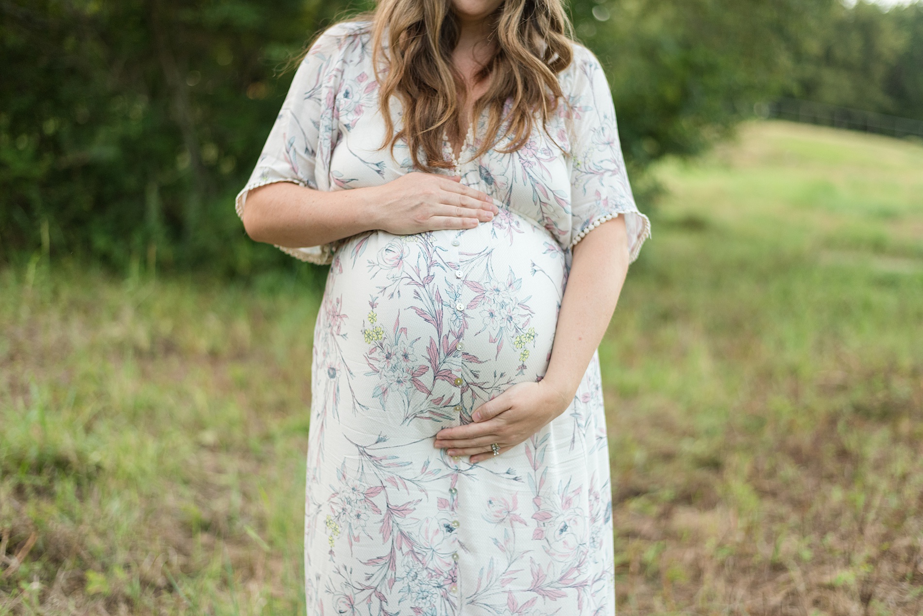 baby bump of pregnant woman