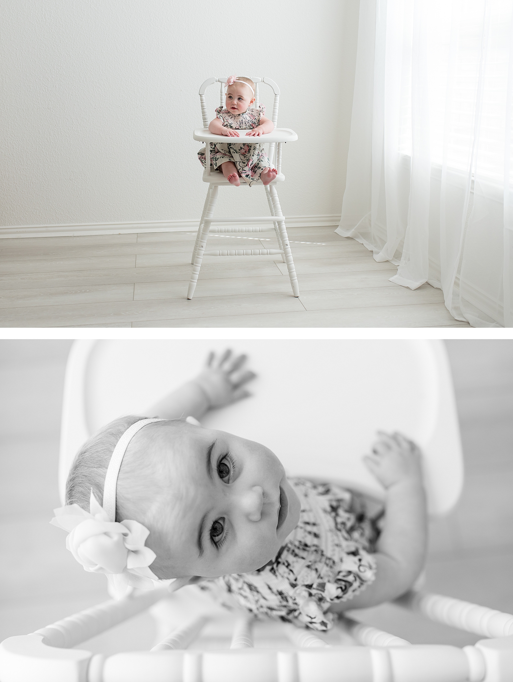 First Birthday Cake Smash Session | Lindsey Dutton Photography | Dallas Area Family Photographer | baby girl birthday photos, first birthday studio session | via lindseysduttonphotography.com