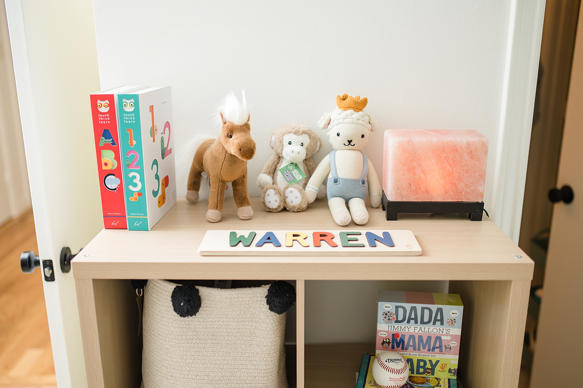 nursery details from Cozy In-Home Newborn Session taken by Lindsey Dutton Photography, a Dallas newborn photographer