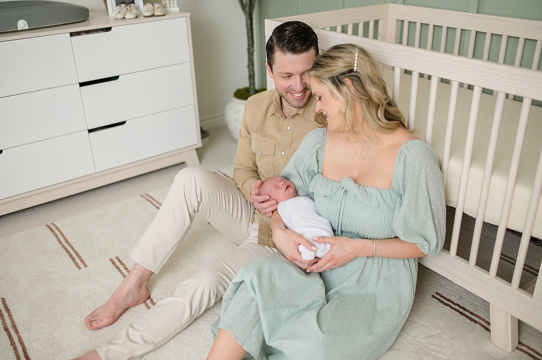 Cozy In-Home Newborn Session photographed by Lindsey Dutton Photography, a Dallas Newborn photographer
