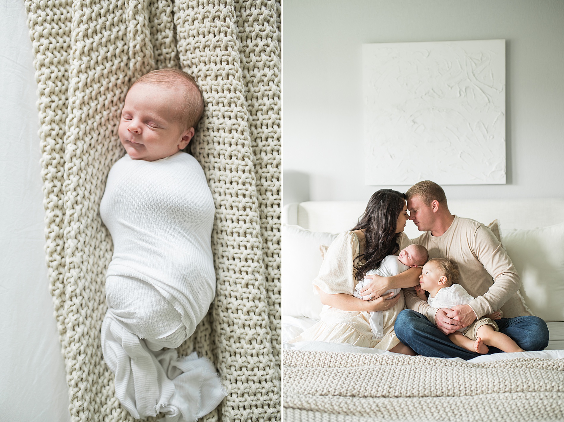 family portraits with newborn by Dallas Newborn photographer, Lindsey Dutton Photography