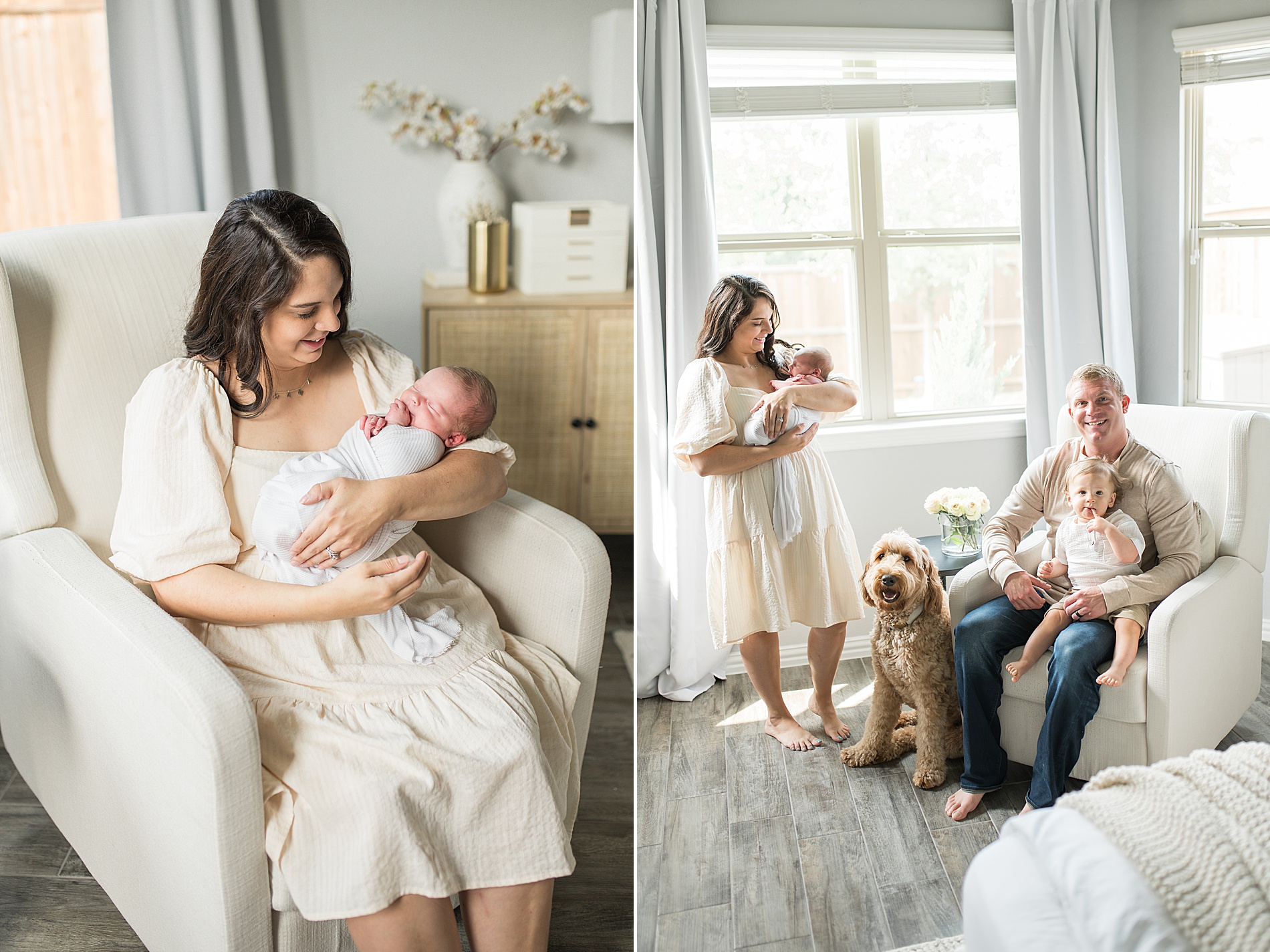 parents with newborn and son | Preparing for a Newborn Session by Dallas Newborn photographer, Lindsey Dutton Photography
