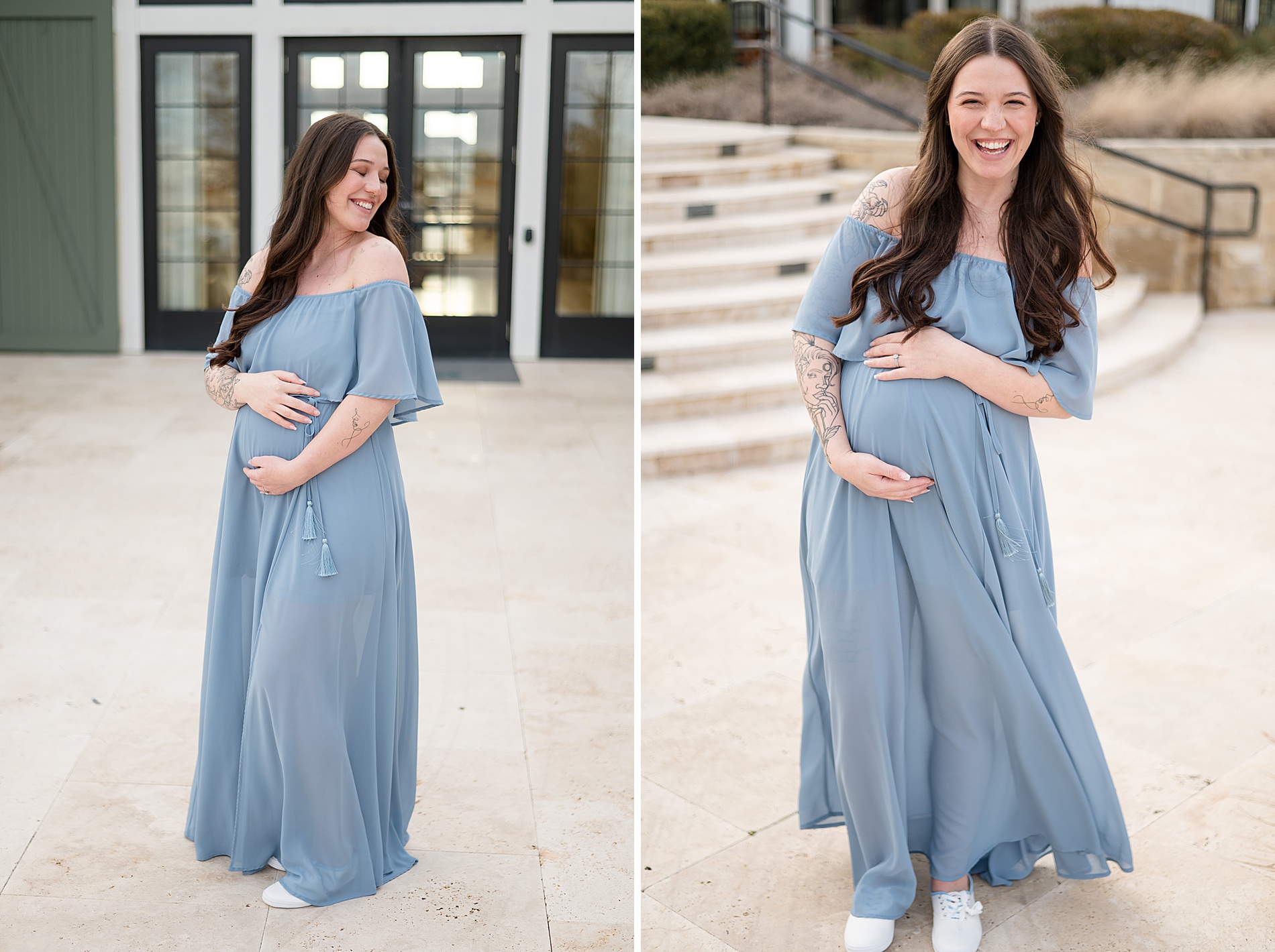 maternity portraits at The Carriage House taken by Lindsey Dutton Photography, a Dallas maternity photographer
