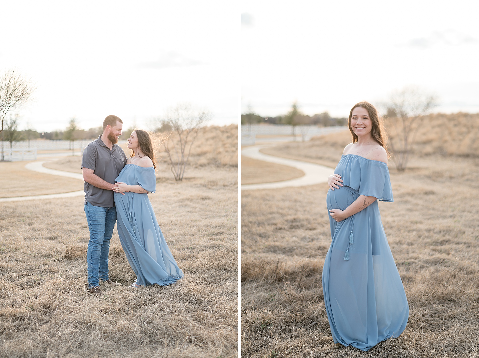 couple maternity portraits taken by Lindsey Dutton Photography, a Dallas maternity photographer
