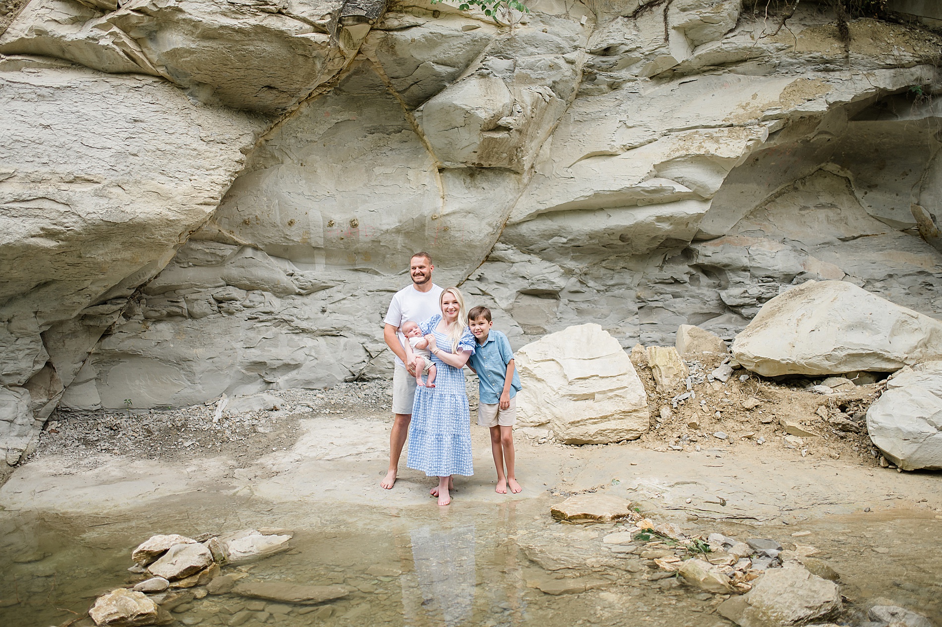 Top 11 Dallas-Fort Worth Picture Locations at creek in Frisco, TX photographed by Lindsey Dutton Photography, a Dallas Family photographer

