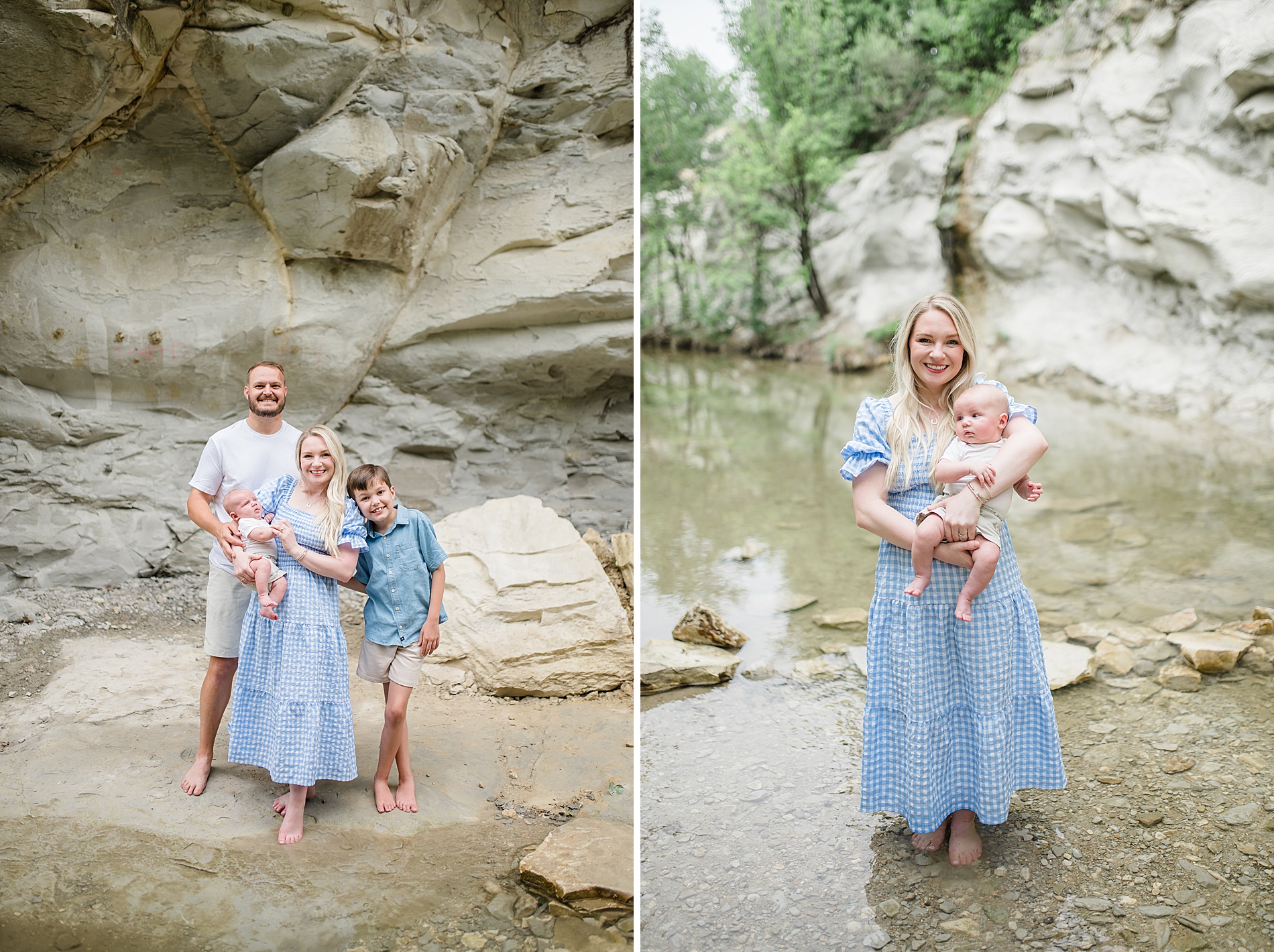 family portraits at Creek in Frisco photographed by Lindsey Dutton Photography, a Dallas Family photographer
