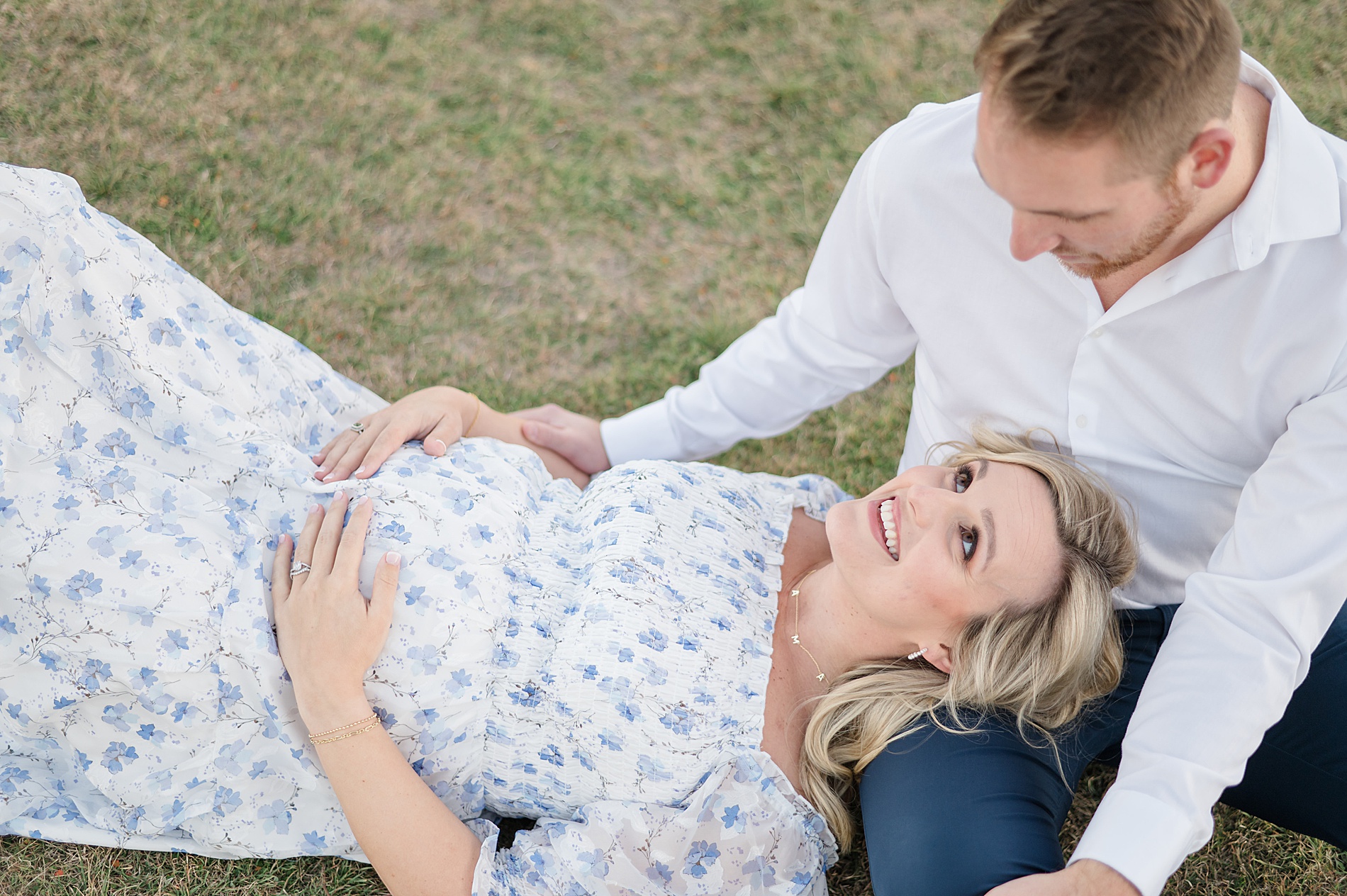 candid maternity portraits photographed by Lindsey Dutton Photography, a Dallas Family photographer
