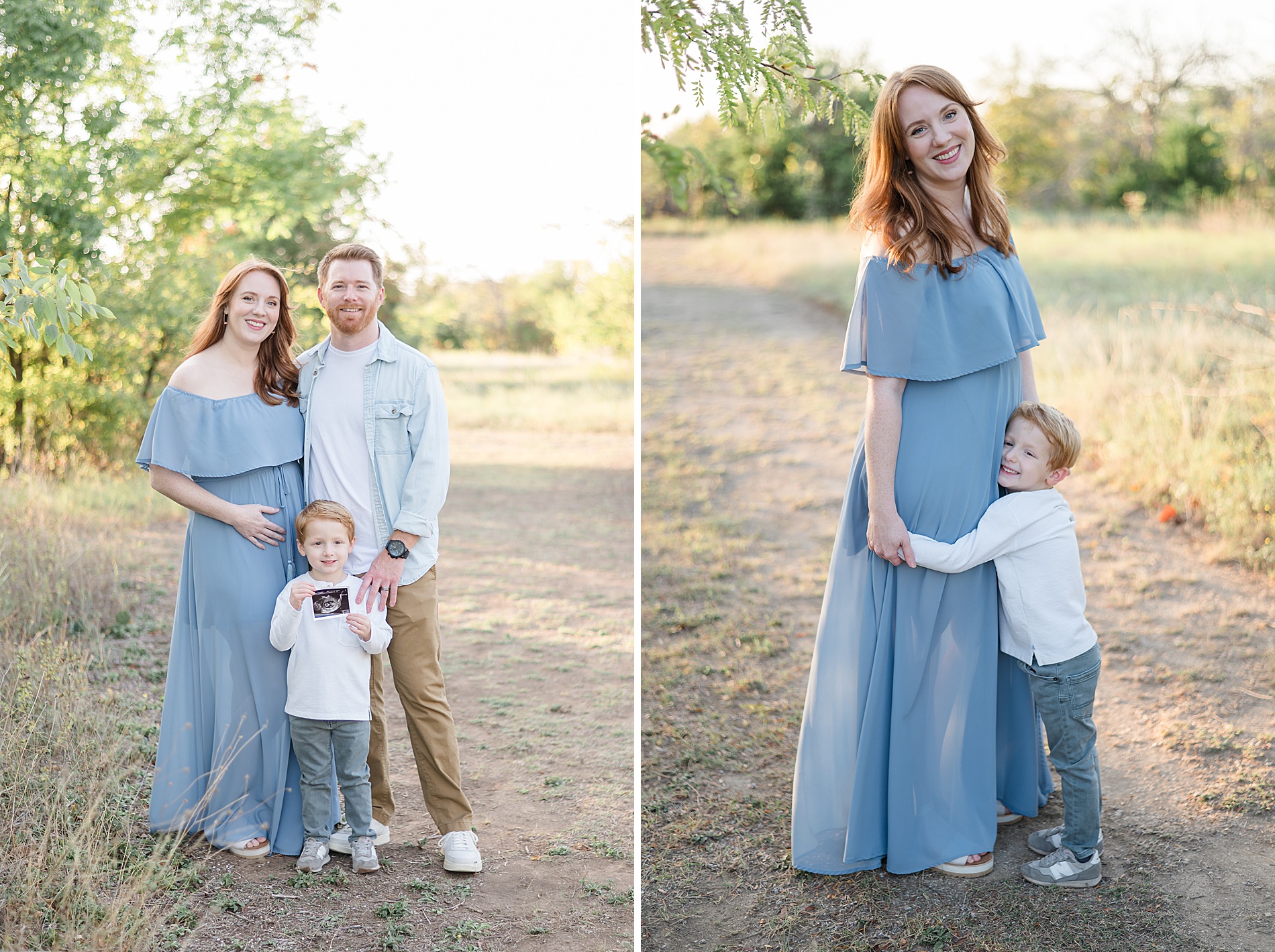 mother and son hugging photographed by Lindsey Dutton Photography, a Dallas maternity photographer
