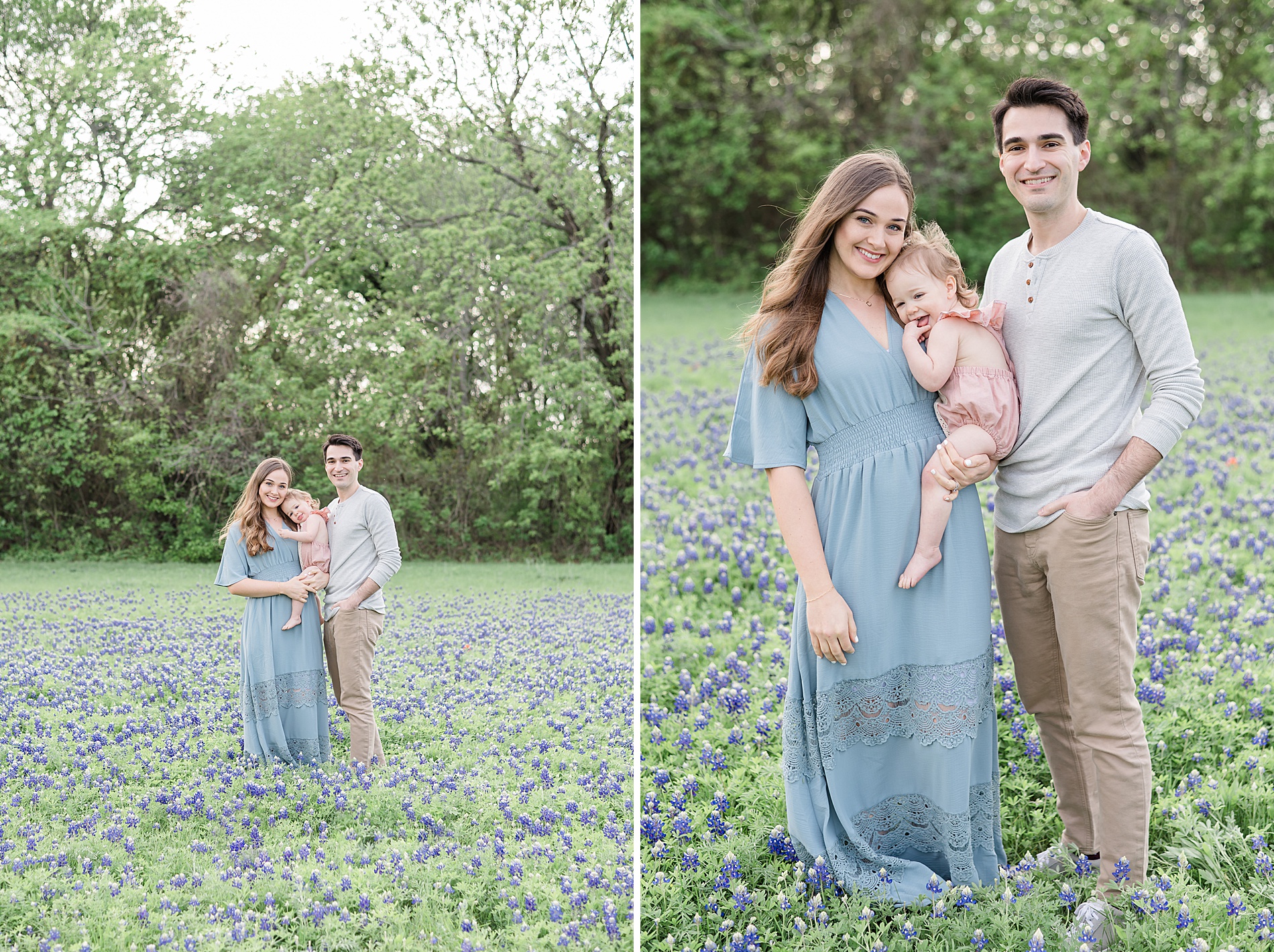 Dallas Texas Bluebonnet Family Photos taken by Lindsey Dutton Photography, a Dallas family photographer