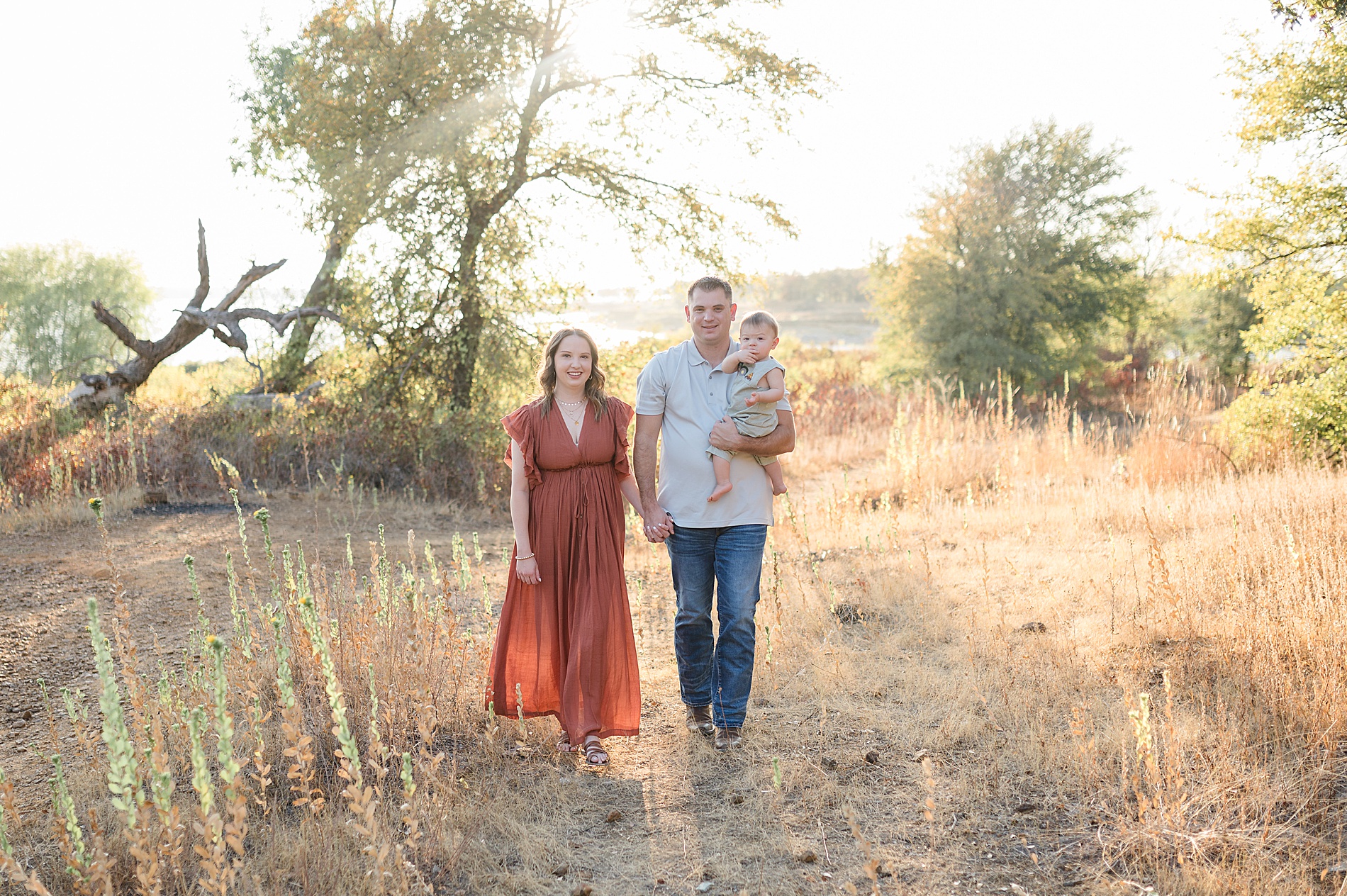 outdoor family portraits taken by Lindsey Dutton Photography, a Dallas newborn photographer
