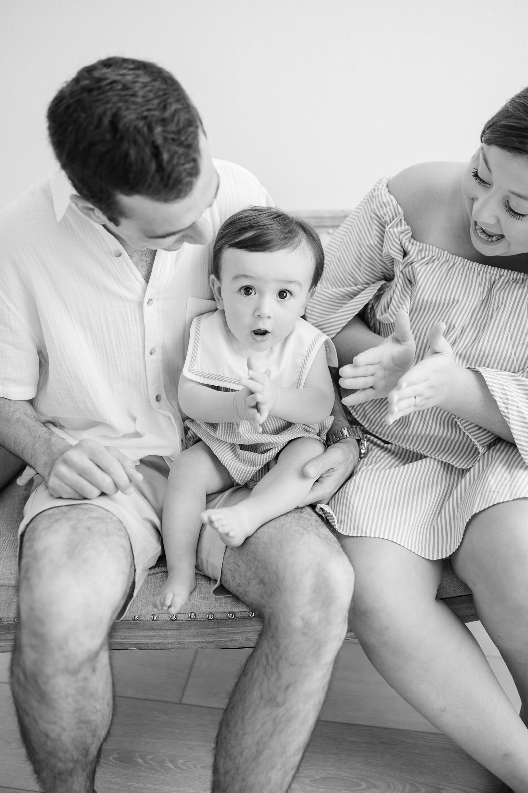 timeless family photos indoors taken by Lindsey Dutton Photography, a Dallas newborn photographer
