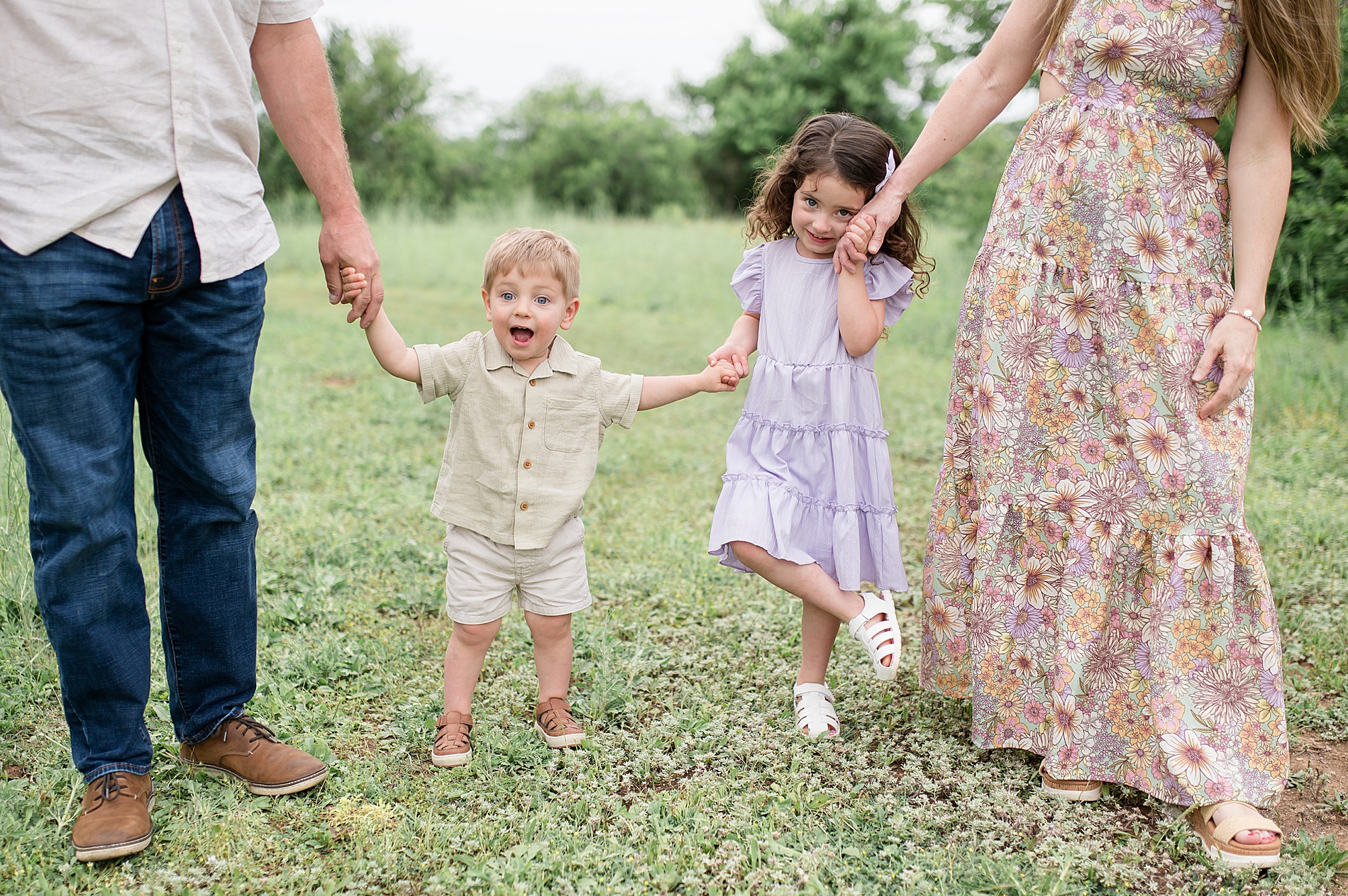 candid family portraits photographed by Lindsey Dutton Photography, a Dallas family photographer
