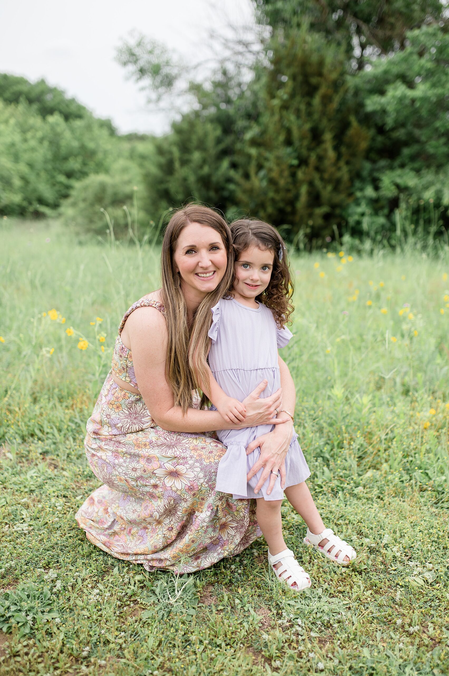 Mother-daughter portraits taken by Lindsey Dutton Photography, a Dallas family photographer
