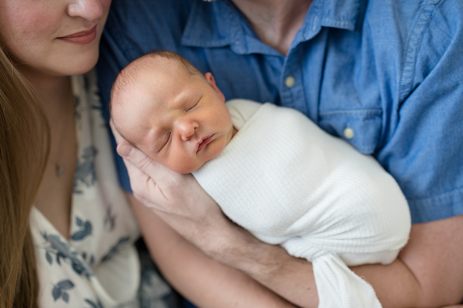 swaddled newborn photo taken by Lindsey Dutton Photography, a Dallas newborn photographer
