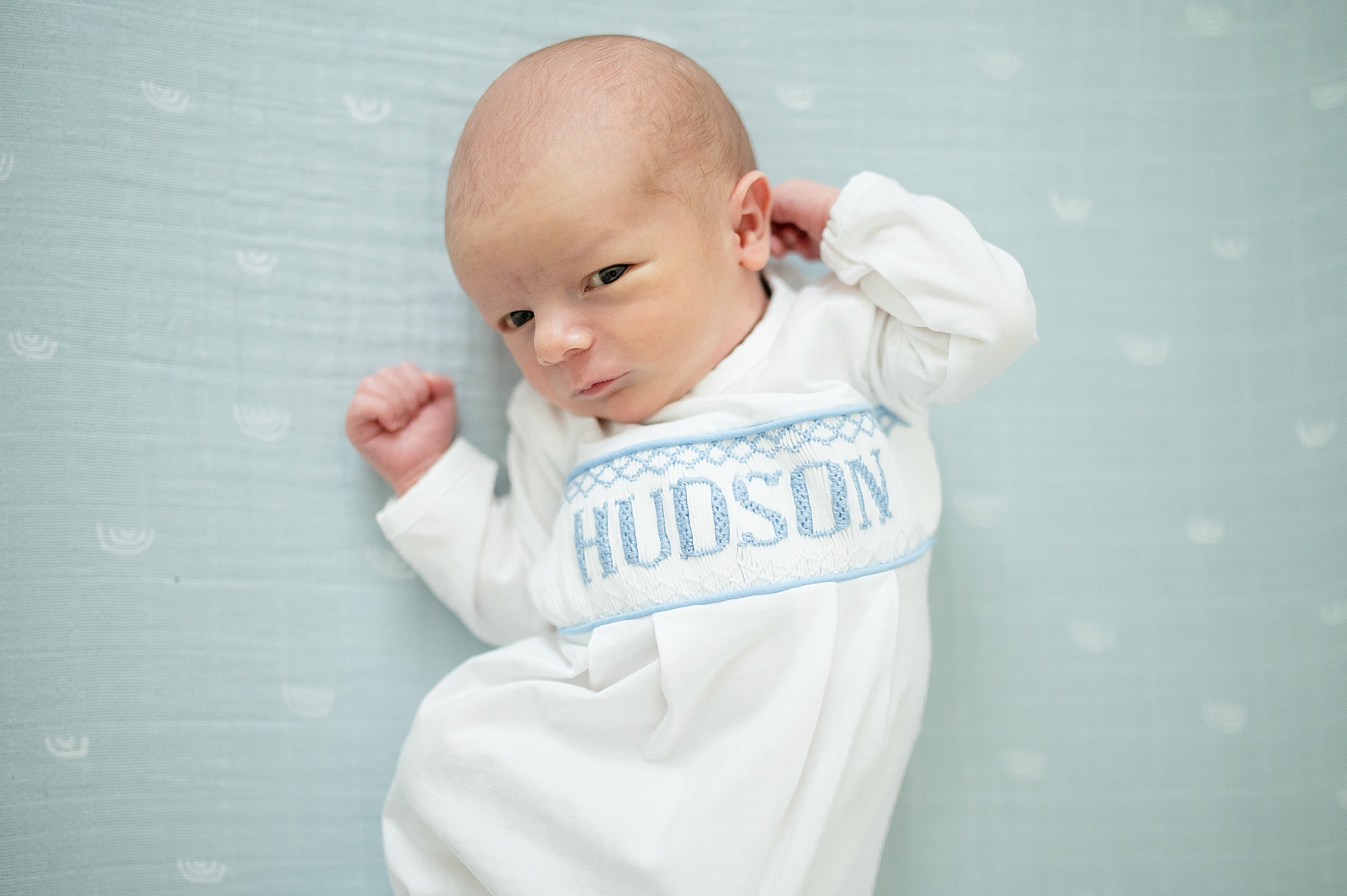 unswaddled newborn photo photographed by Lindsey Dutton Photography, a Dallas newborn photographer
