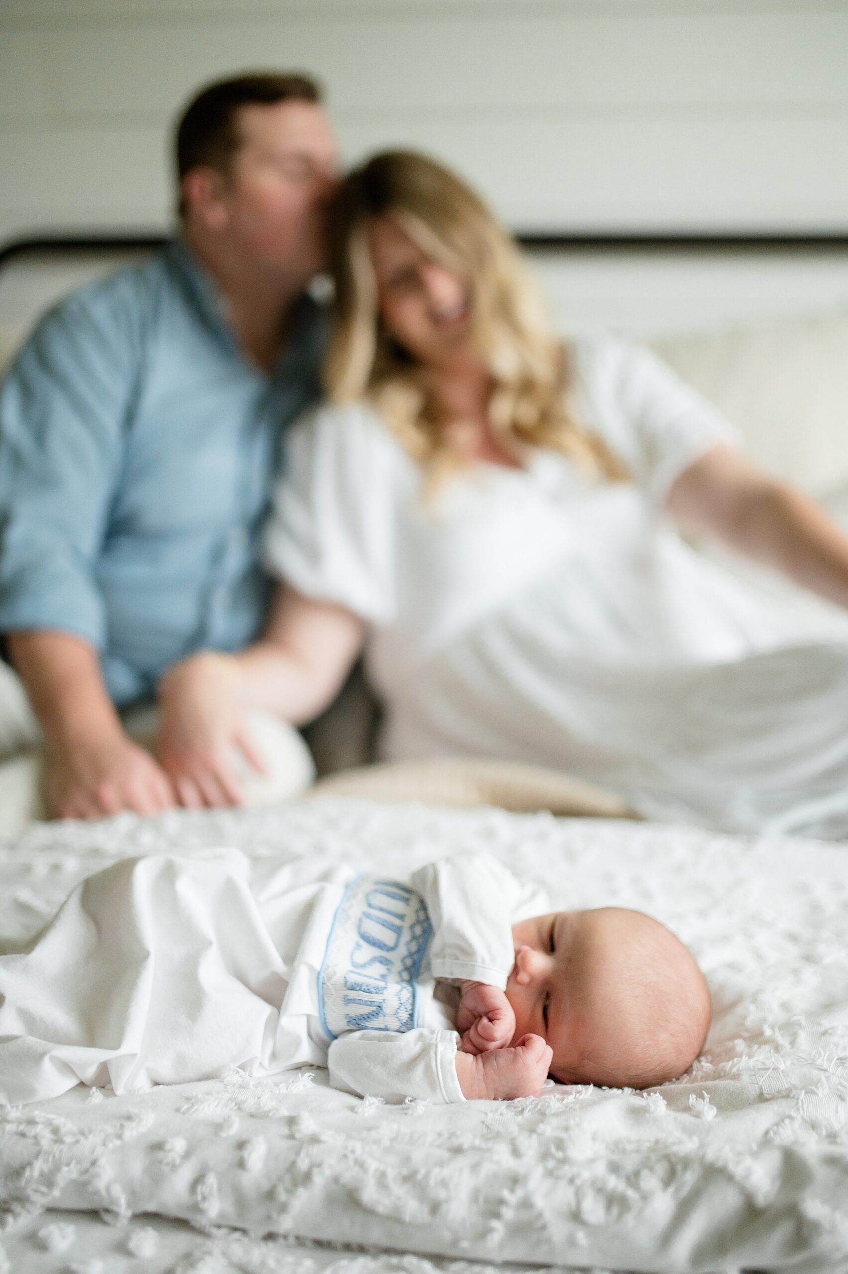 swaddled vs. unswaddled newborn photos photographed by Lindsey Dutton Photography, a Dallas newborn photographer
