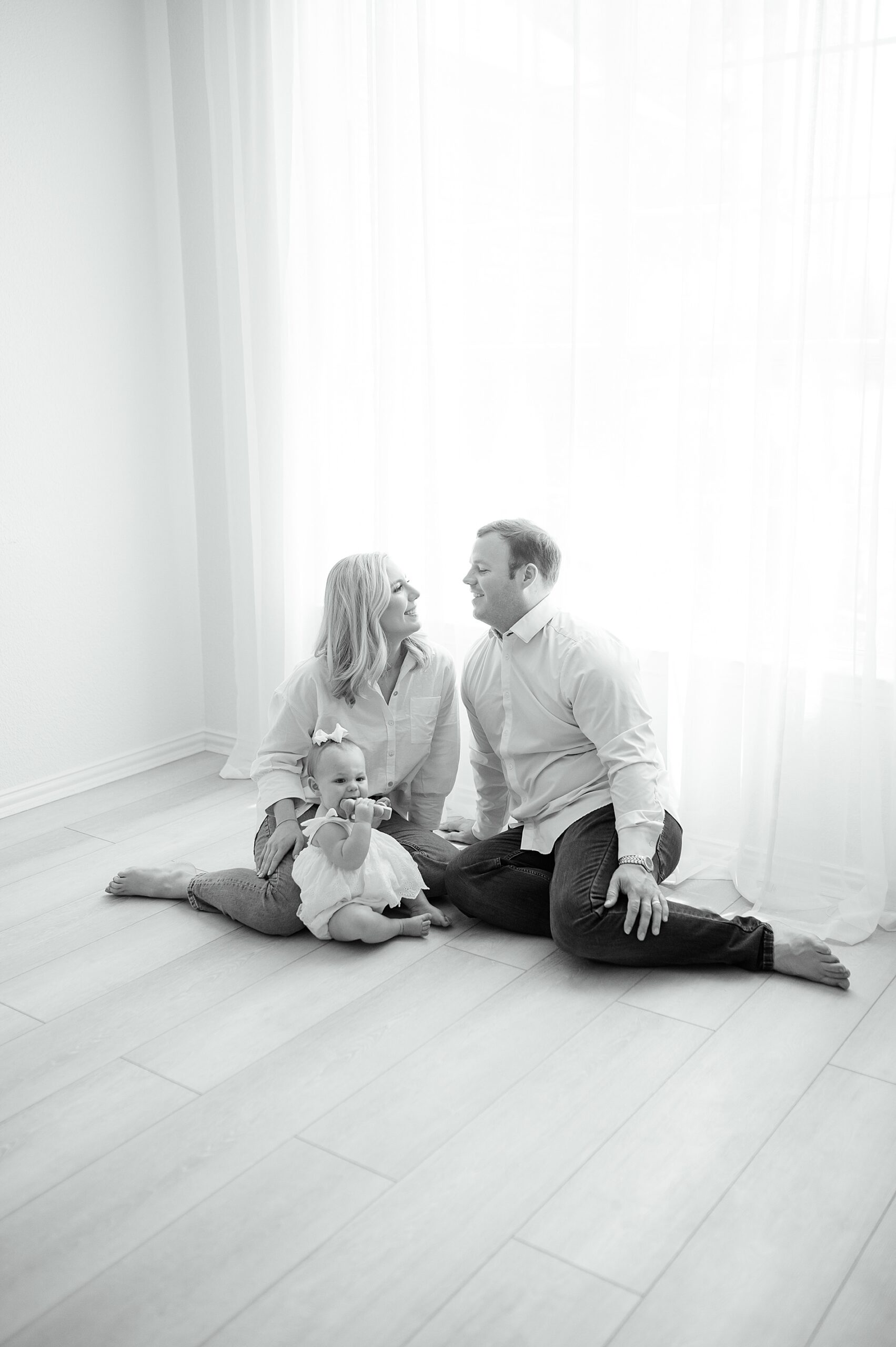 Timeless family portaits in Dallas studio photographed by Lindsey Dutton Photography, a Dallas family photographer