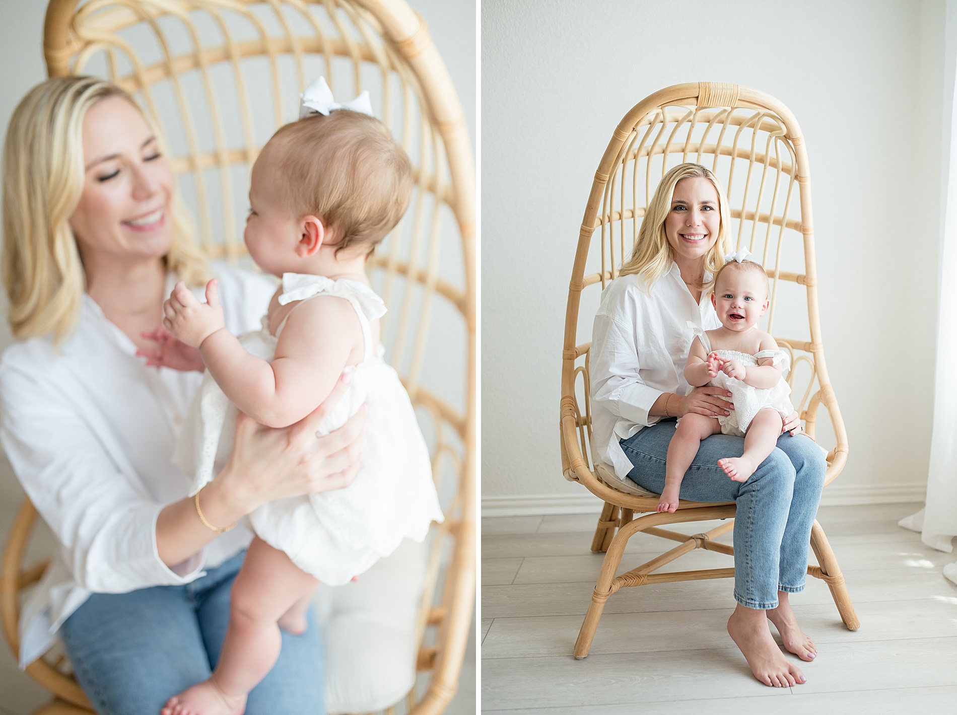 Classic mommy and me portraits taken by Lindsey Dutton Photography, a Dallas family photographer
