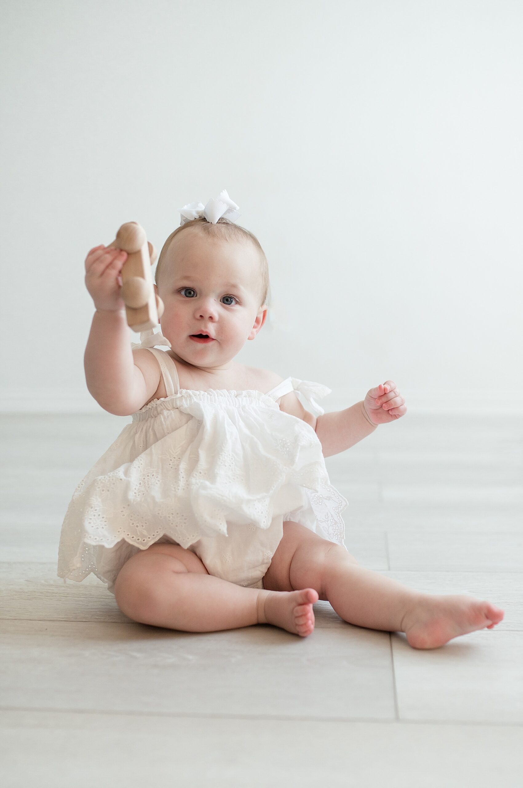 little girl portrait from Dallas family session in studio taken by Lindsey Dutton Photography, a Dallas family photographer
