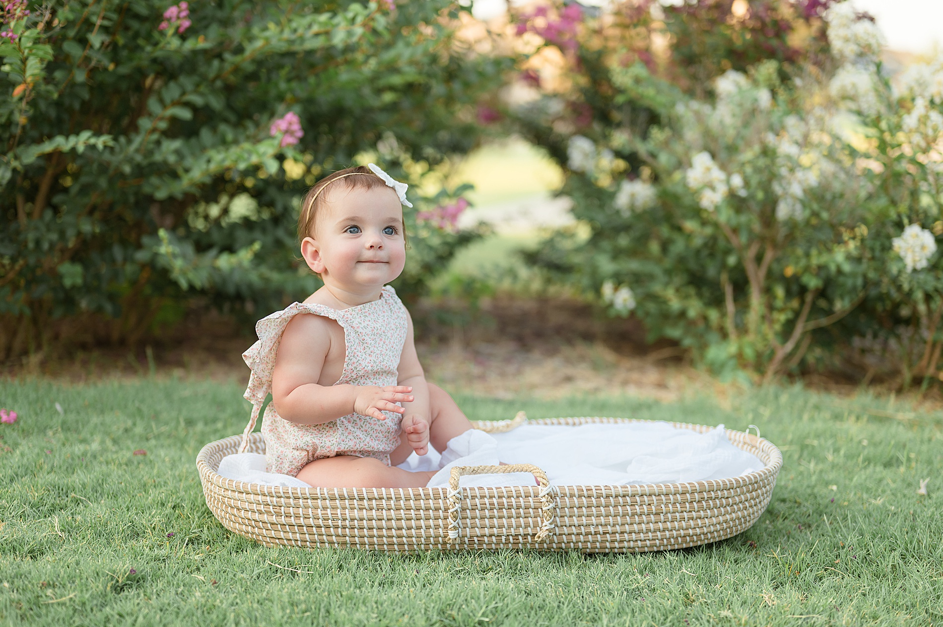 summer portraits of little girl in Dallas, TX photographed by Lindsey Dutton Photography, a Dallas family photographer
