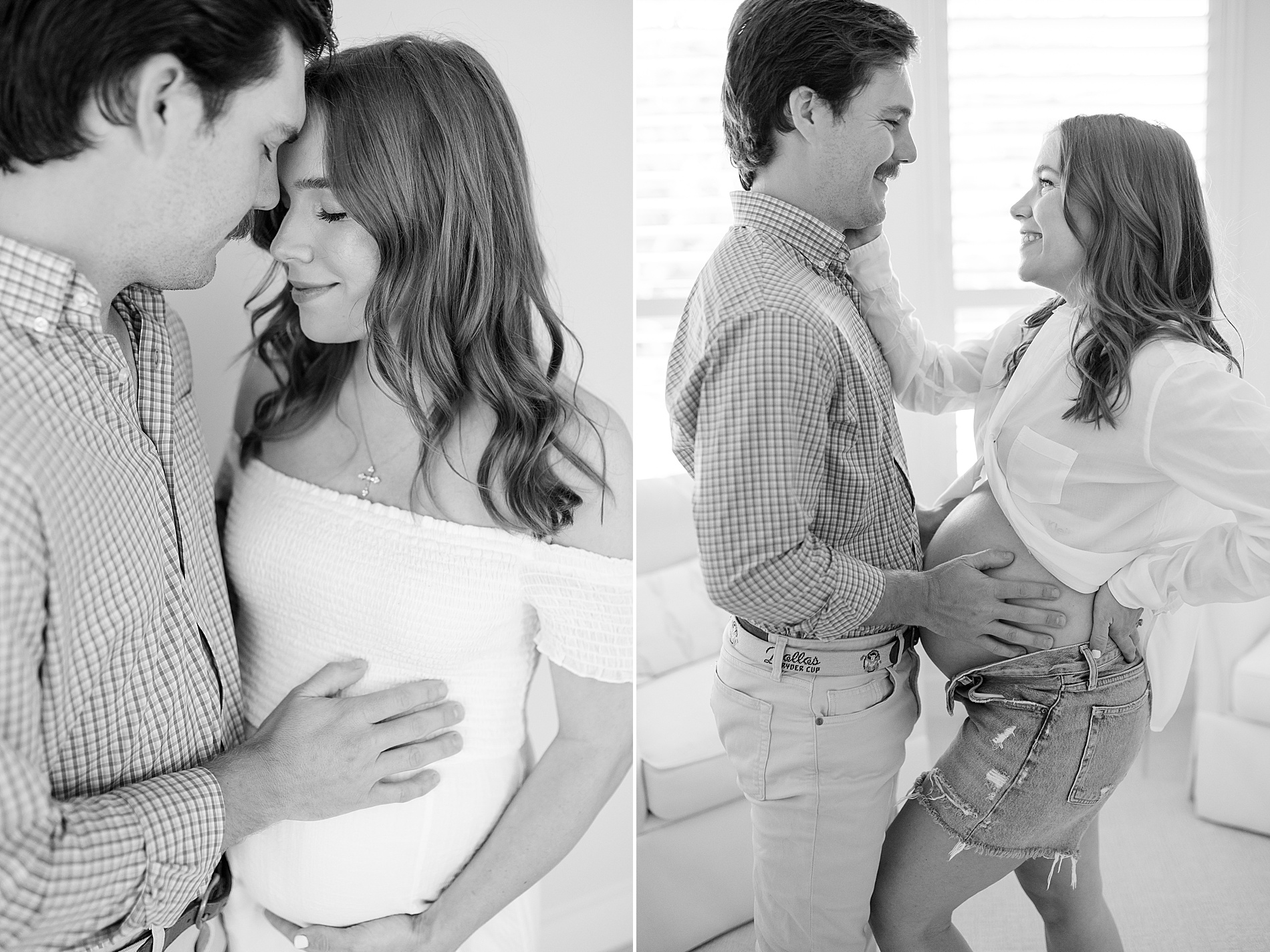 candid and timeless Dallas In-Home Maternity photos taken by Lindsey Dutton Photography, a Dallas Maternity photographer
