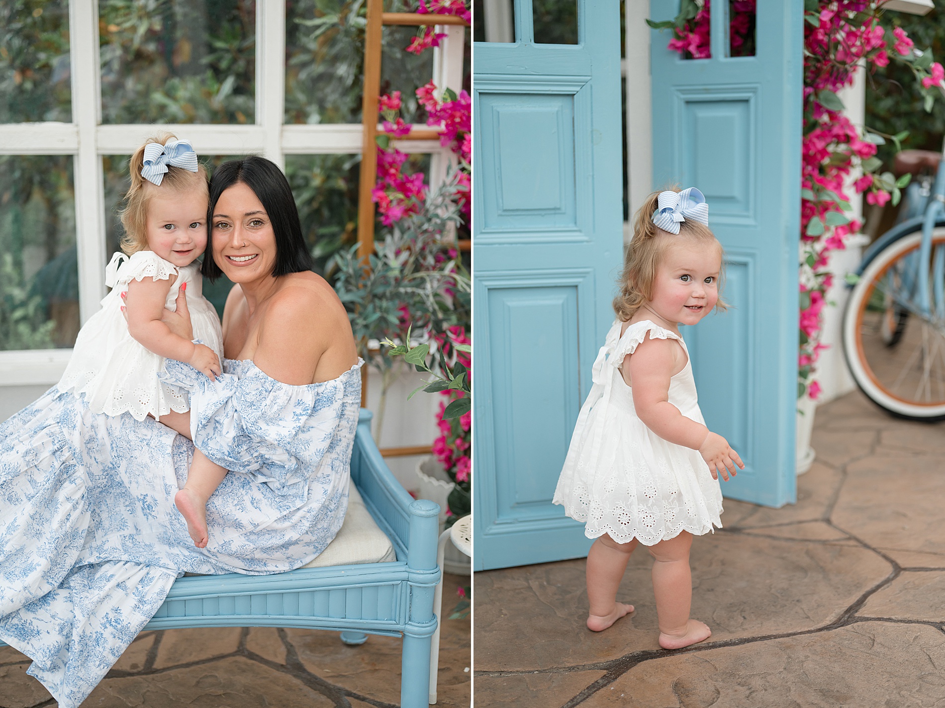 mommy and me photos from Timeless Greenhouse Photoshoots taken by Lindsey Dutton Photography, a Dallas Family photographer
