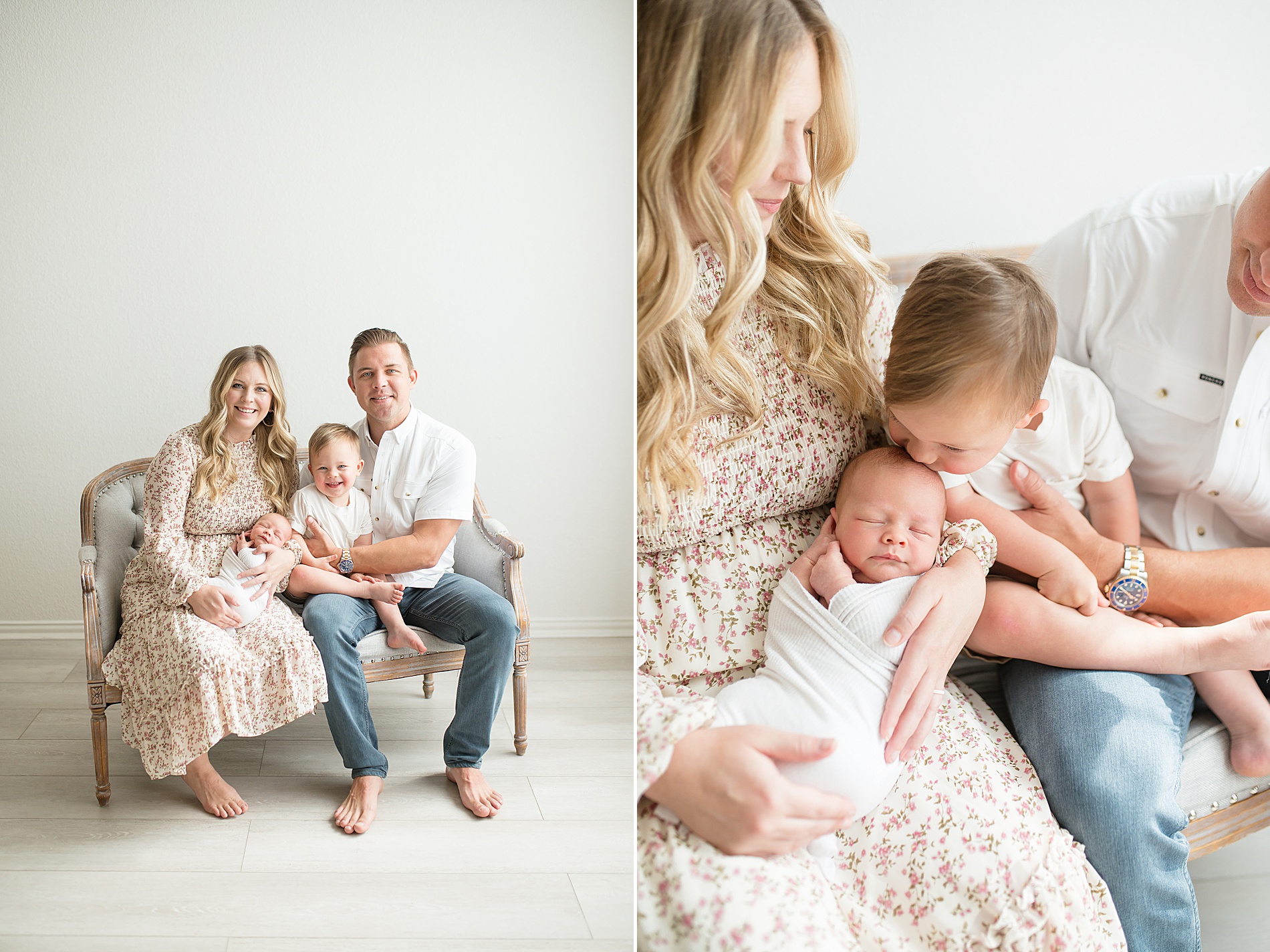 Dallas, Texas studio family session taken by Lindsey Dutton Photography, a Dallas Newborn photographer