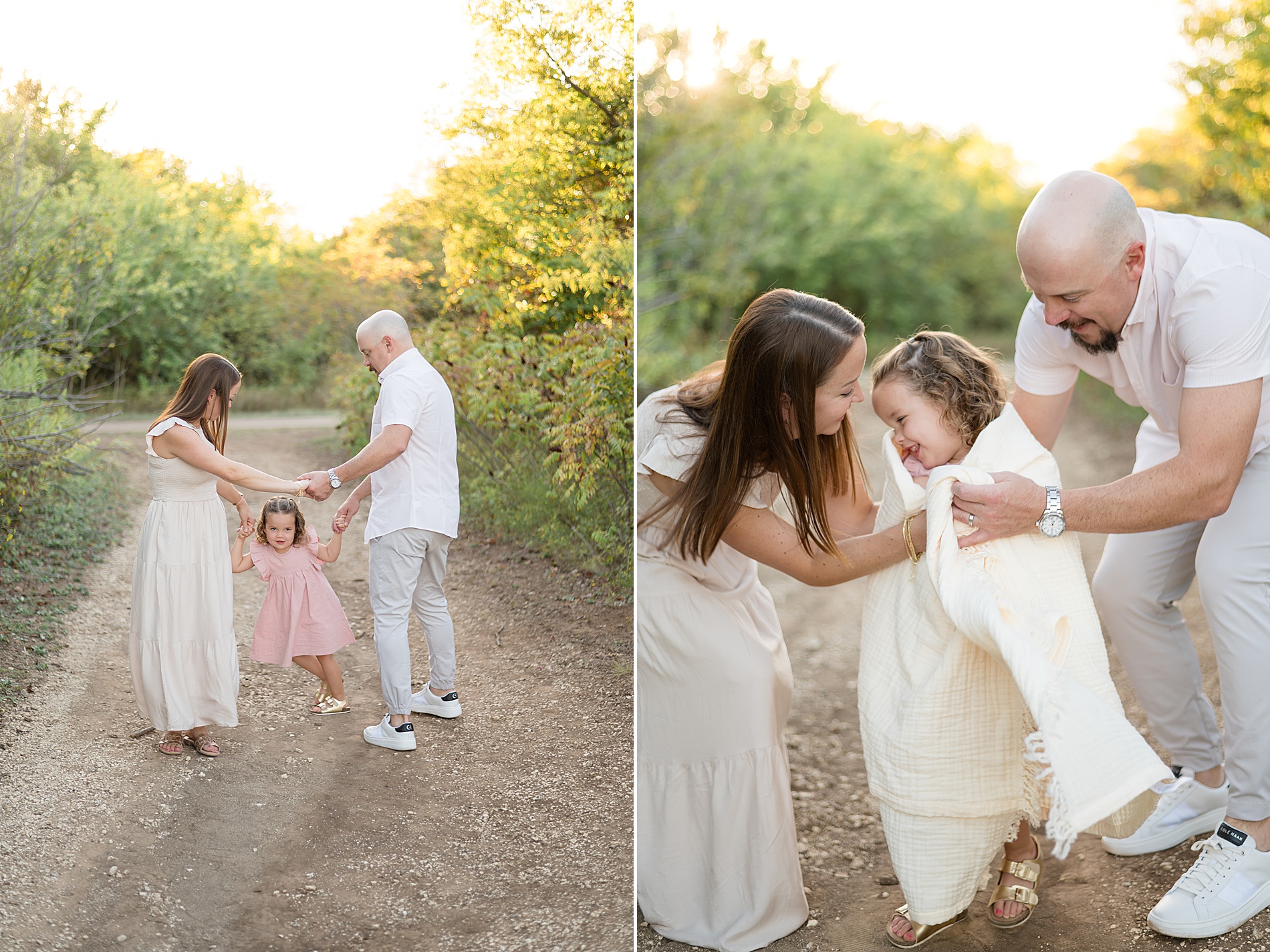 candid family photos of parents with their daughter taken by Lindsey Dutton Photography, a Dallas Family photographer | Choosing the Right Photography Package for Your Family