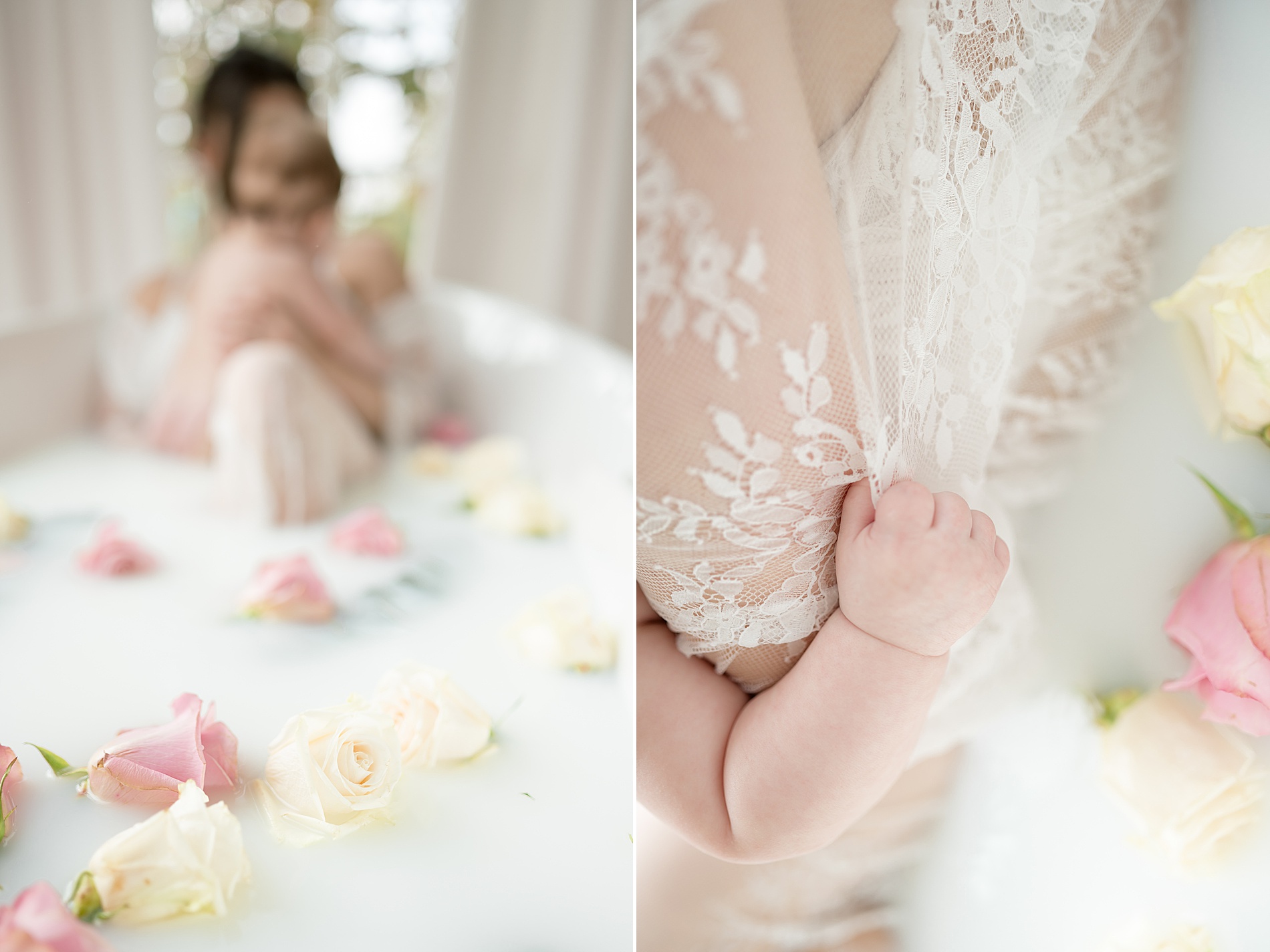 timeless milestone session in milk bath by Dallas Milestone Photographer 