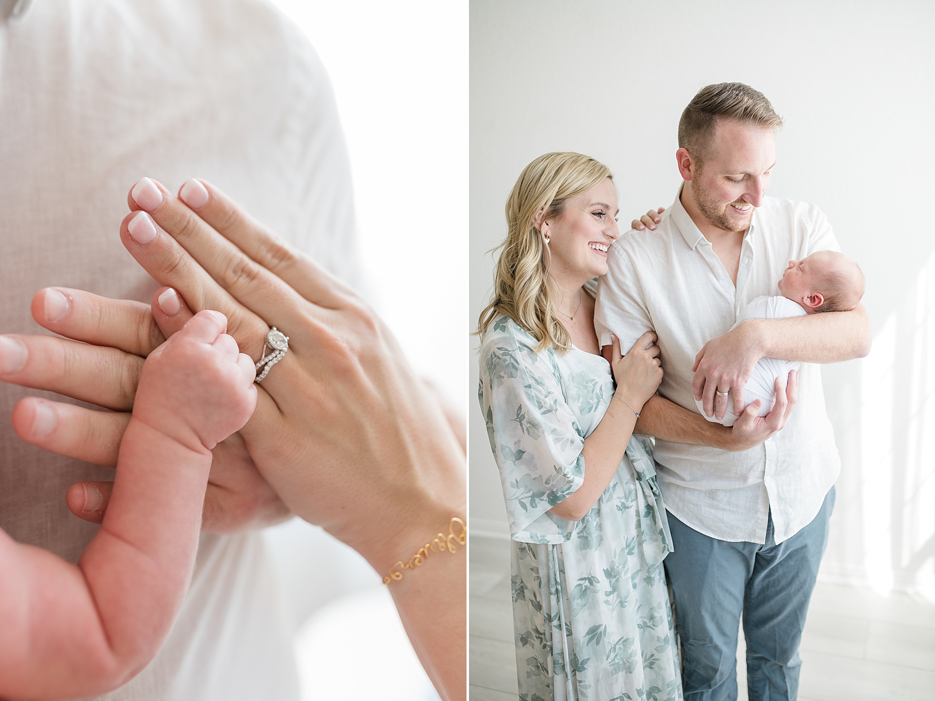 timeless newborn photos from First Year Collection capturing moments from belly to First year