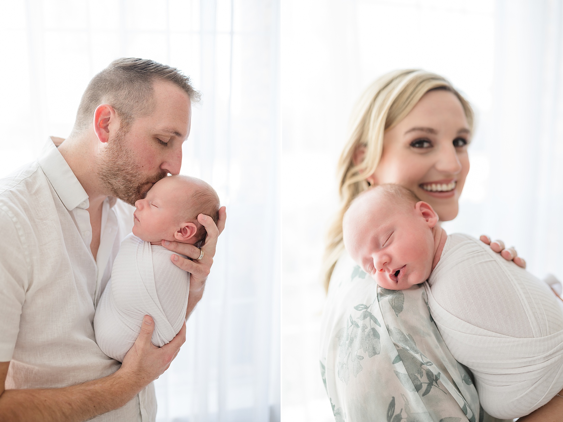 mom and dad with newborn