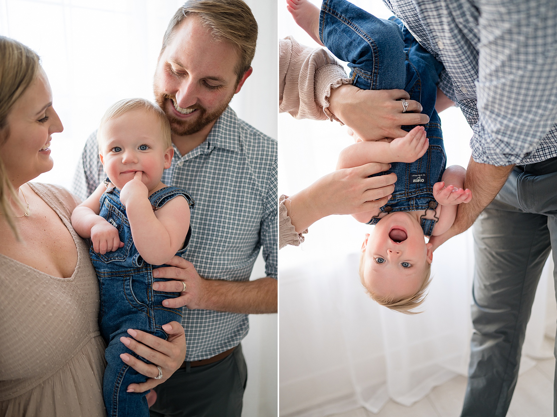 candid photos of parents with one year old