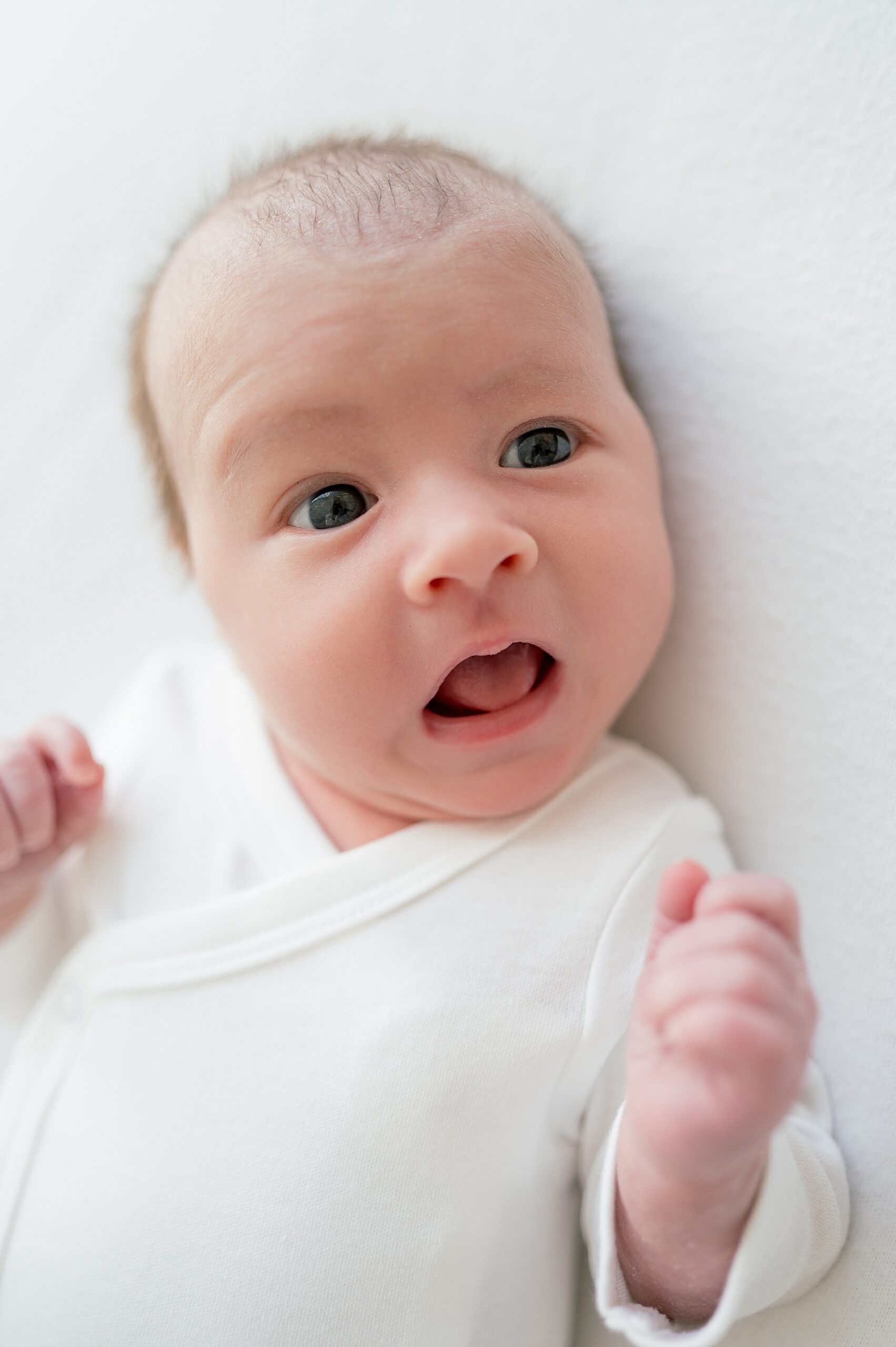 simple baby led newborn photography in Frisco, TX