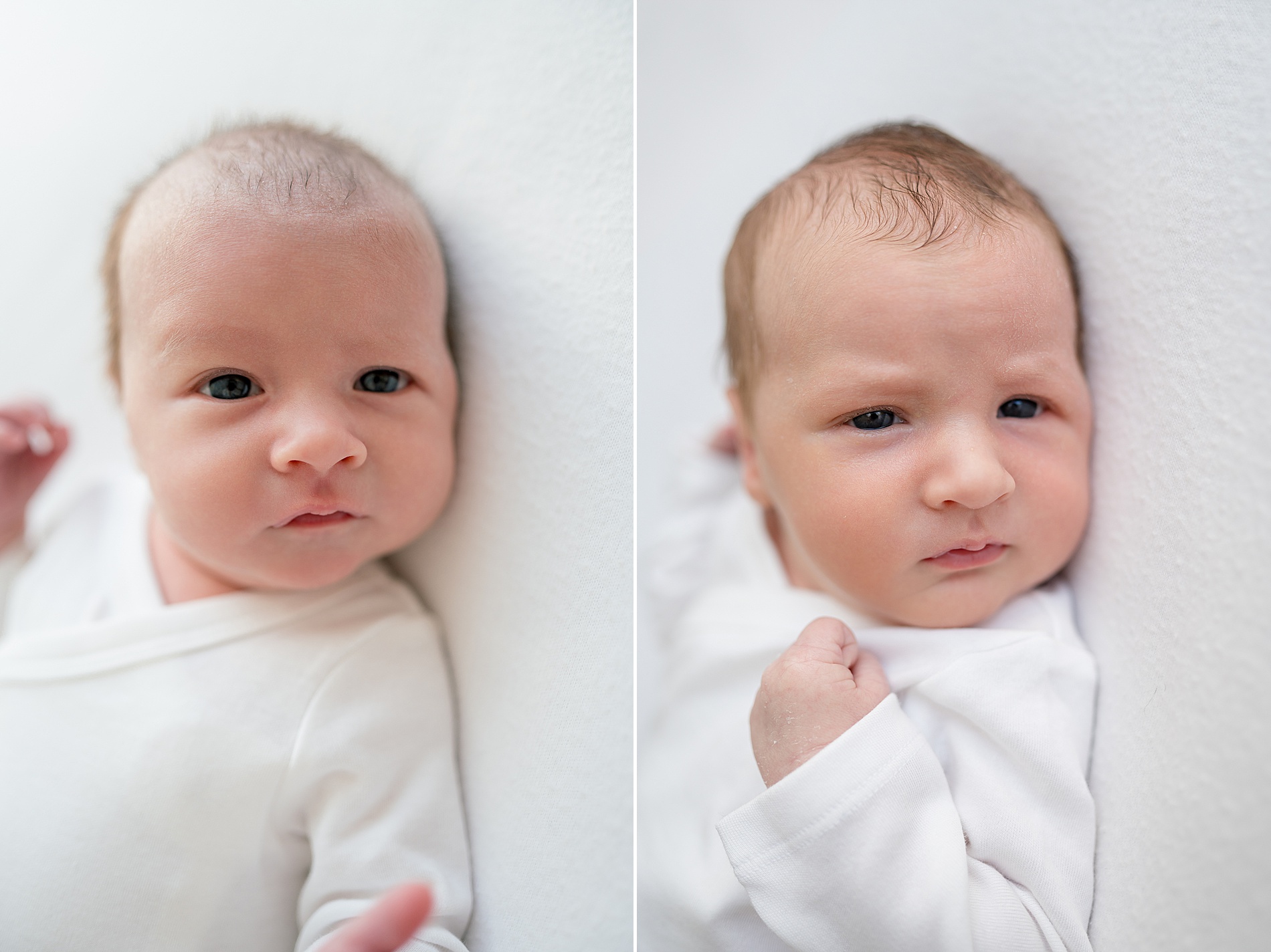 Baby-Led Twin Newborn Session in Texas Studio