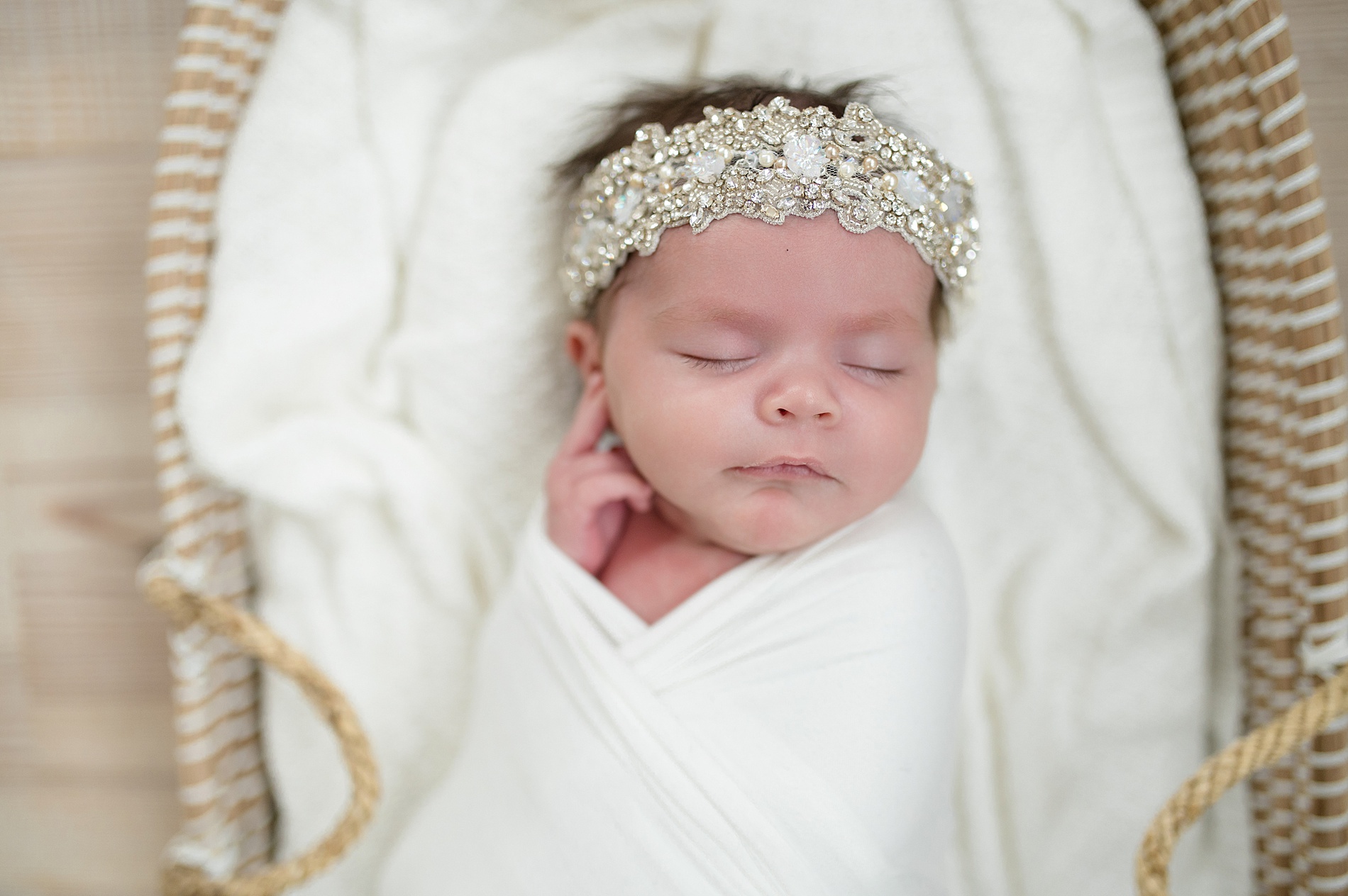 Newborn Session in McKinney Tx at Beverly-Harris House 