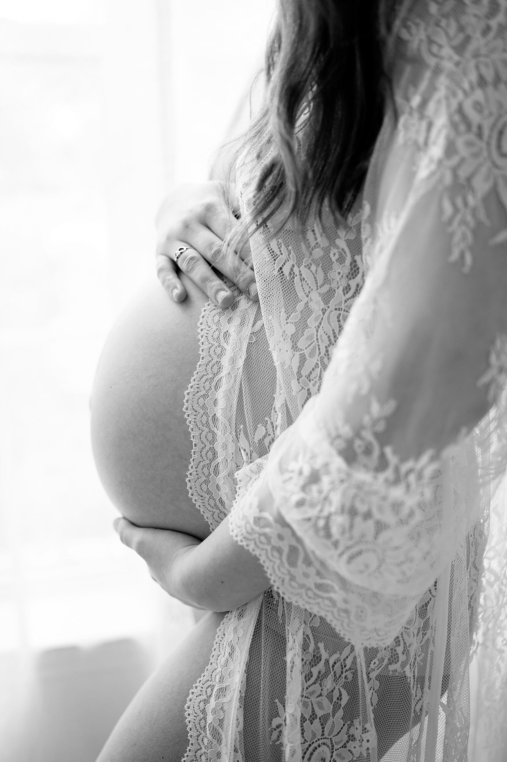 Intimate Studio Maternity Session in Dallas TX 