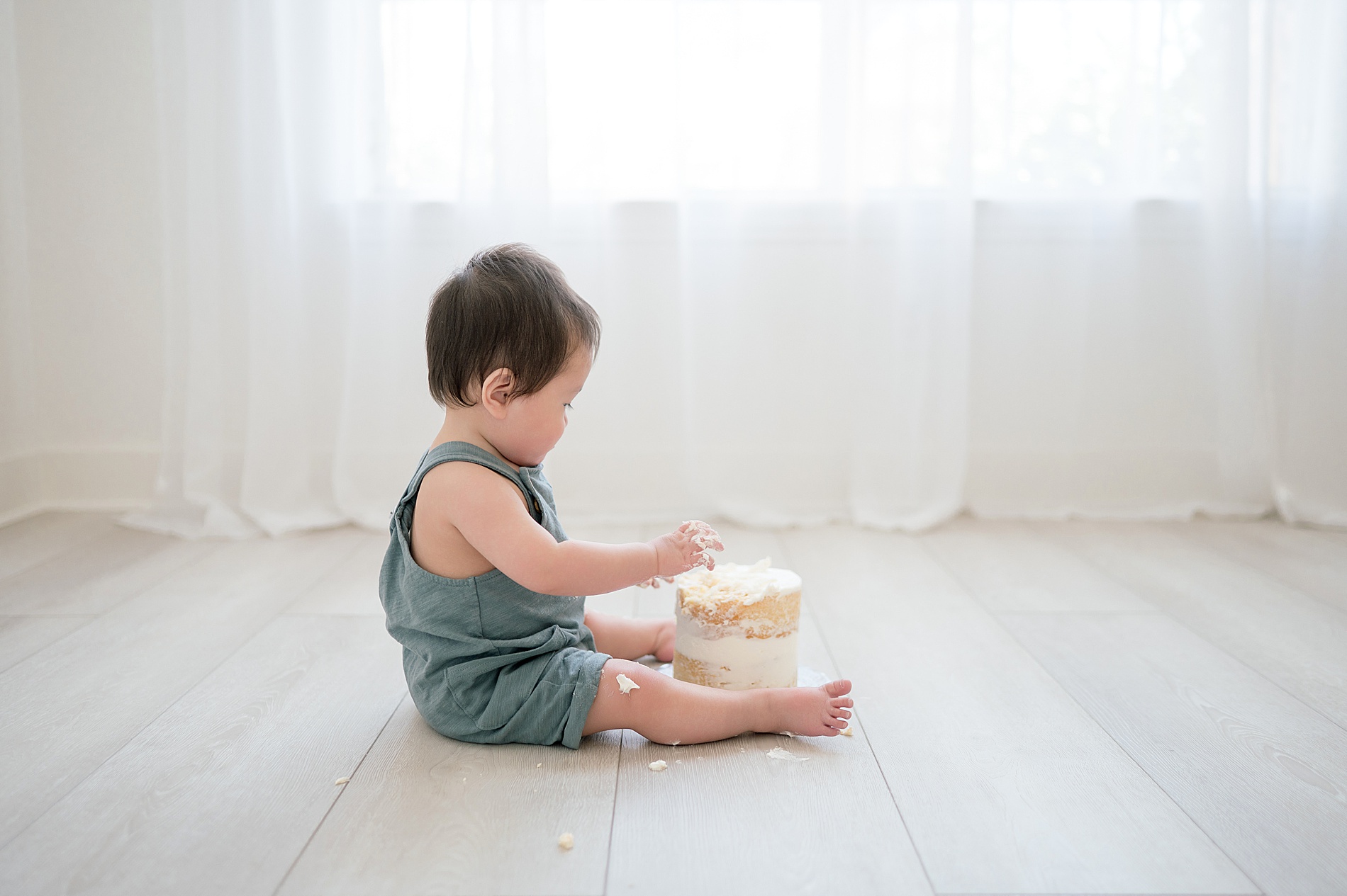 First Birthday Cake Smash Session in Dallas TX Studio