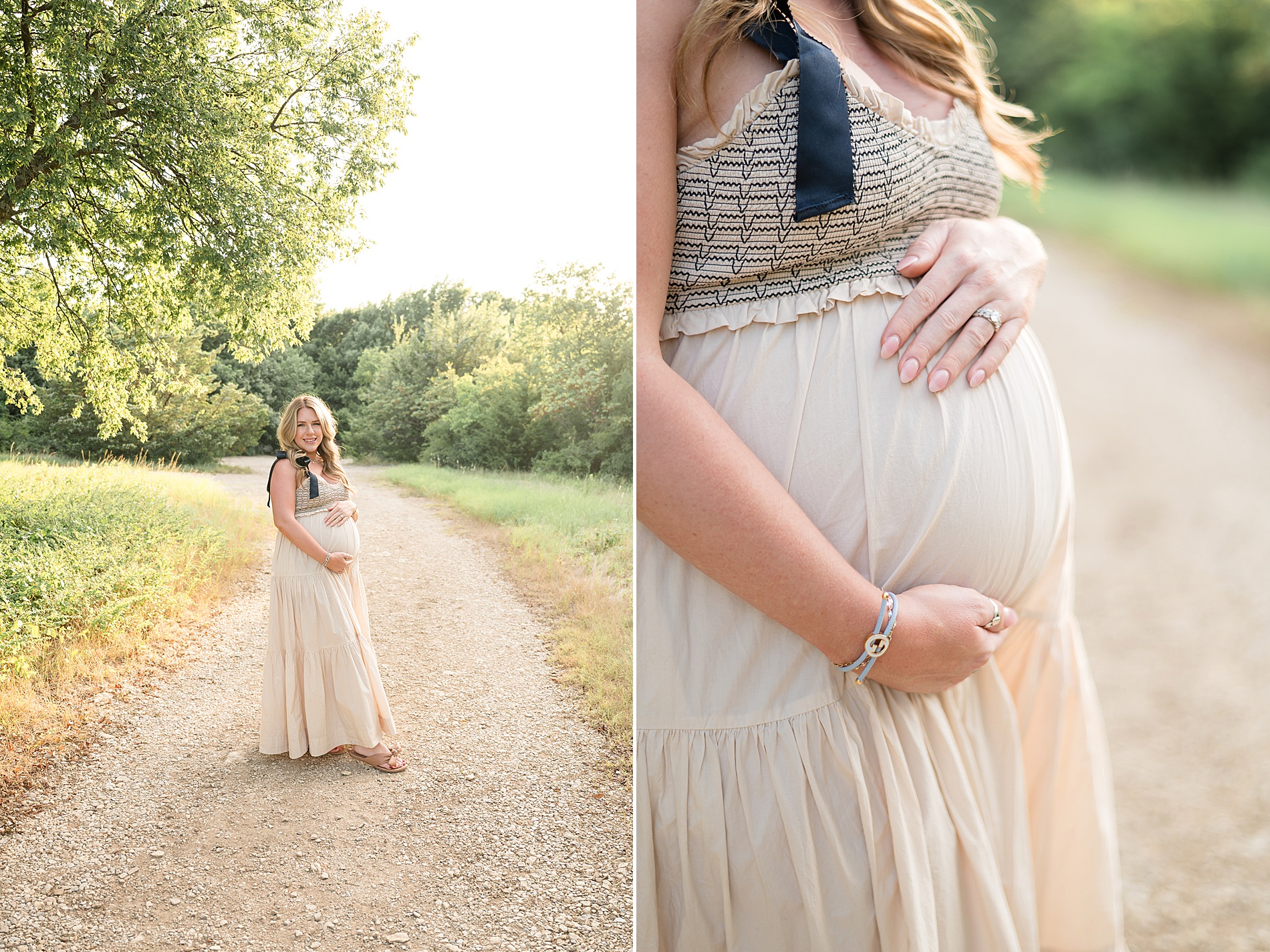 light and airy dallas maternity photographer