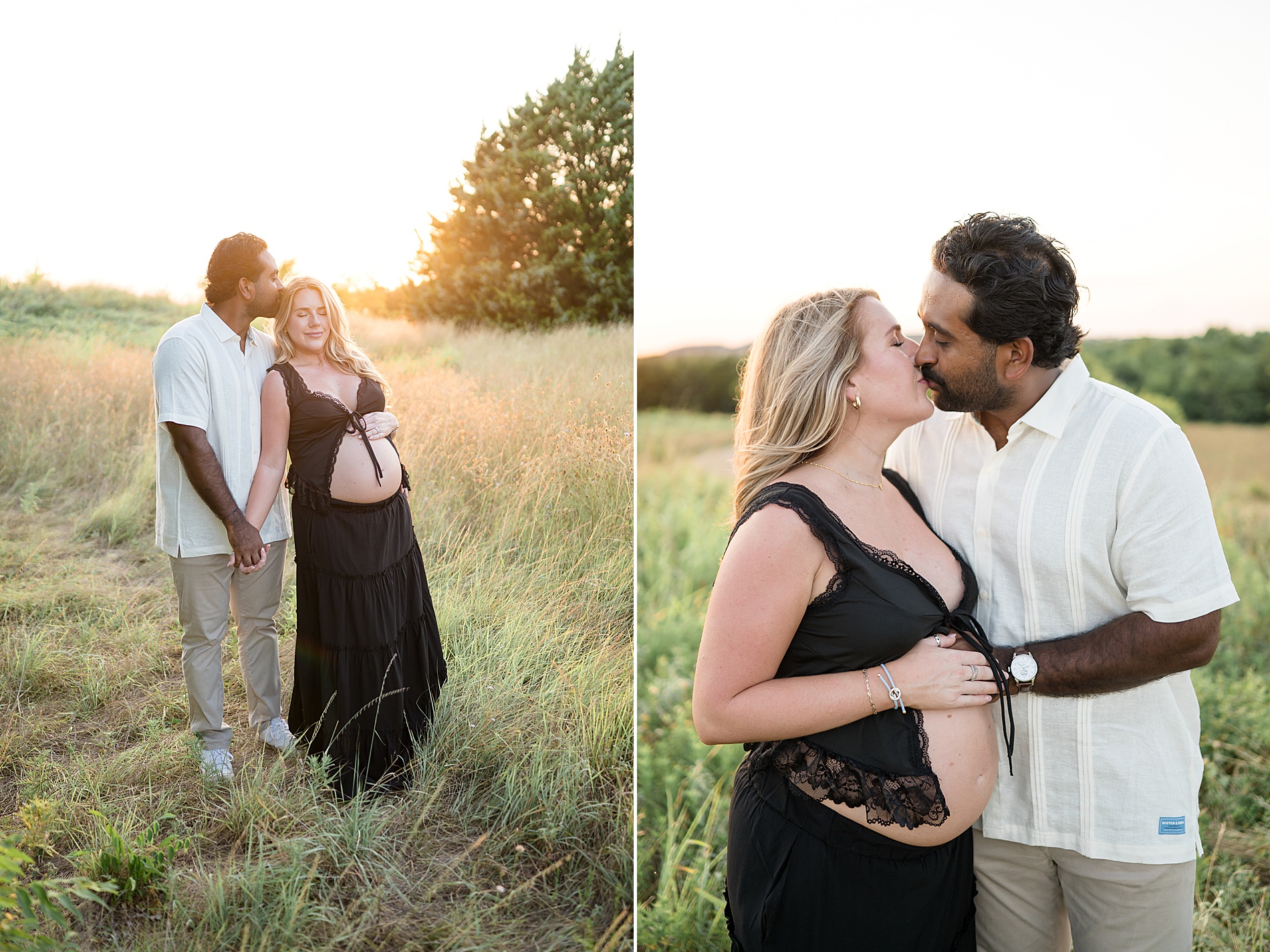 Golden Hour Maternity Session by Dallas Maternity Photographer 