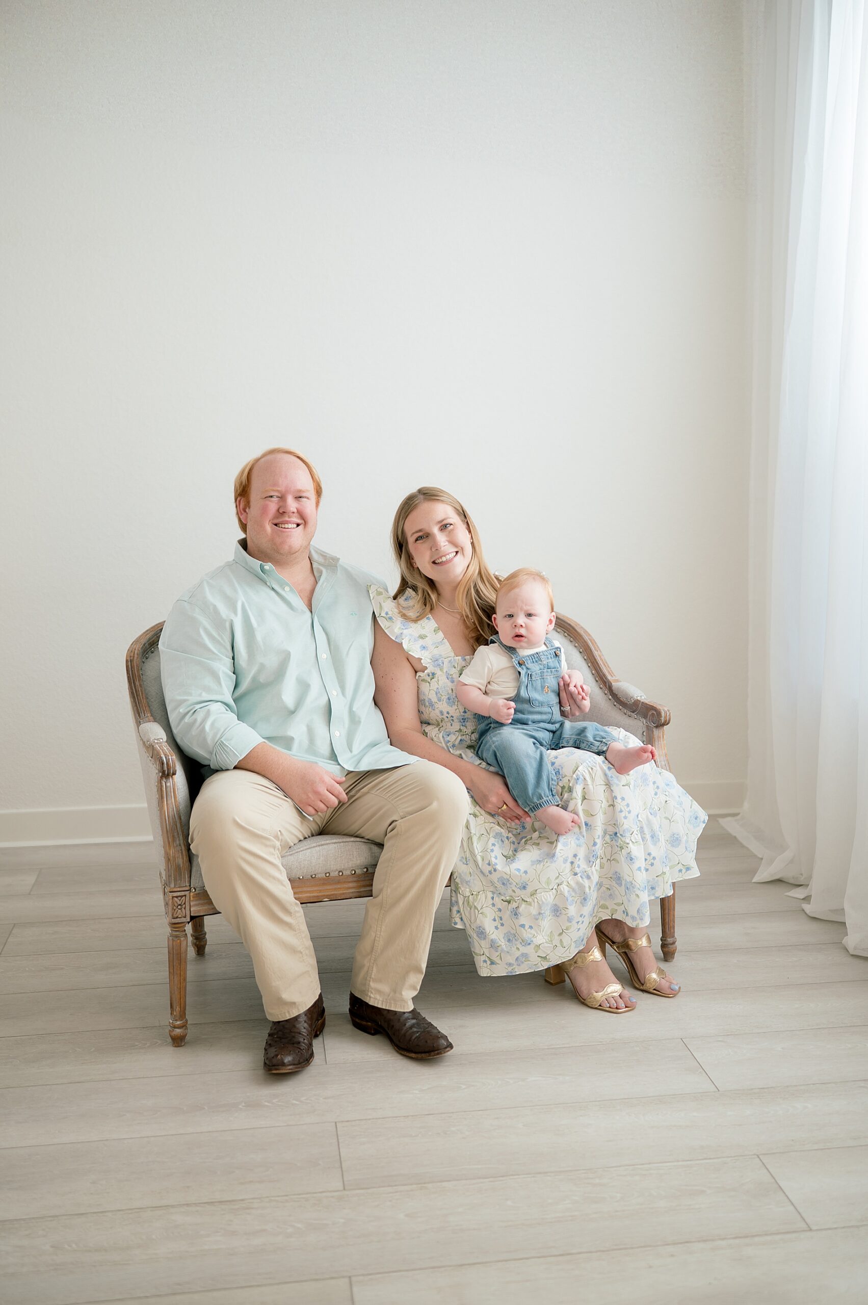 Timeless Studio 1-Year Milestone Session by Little Elm Milestone Photographer 