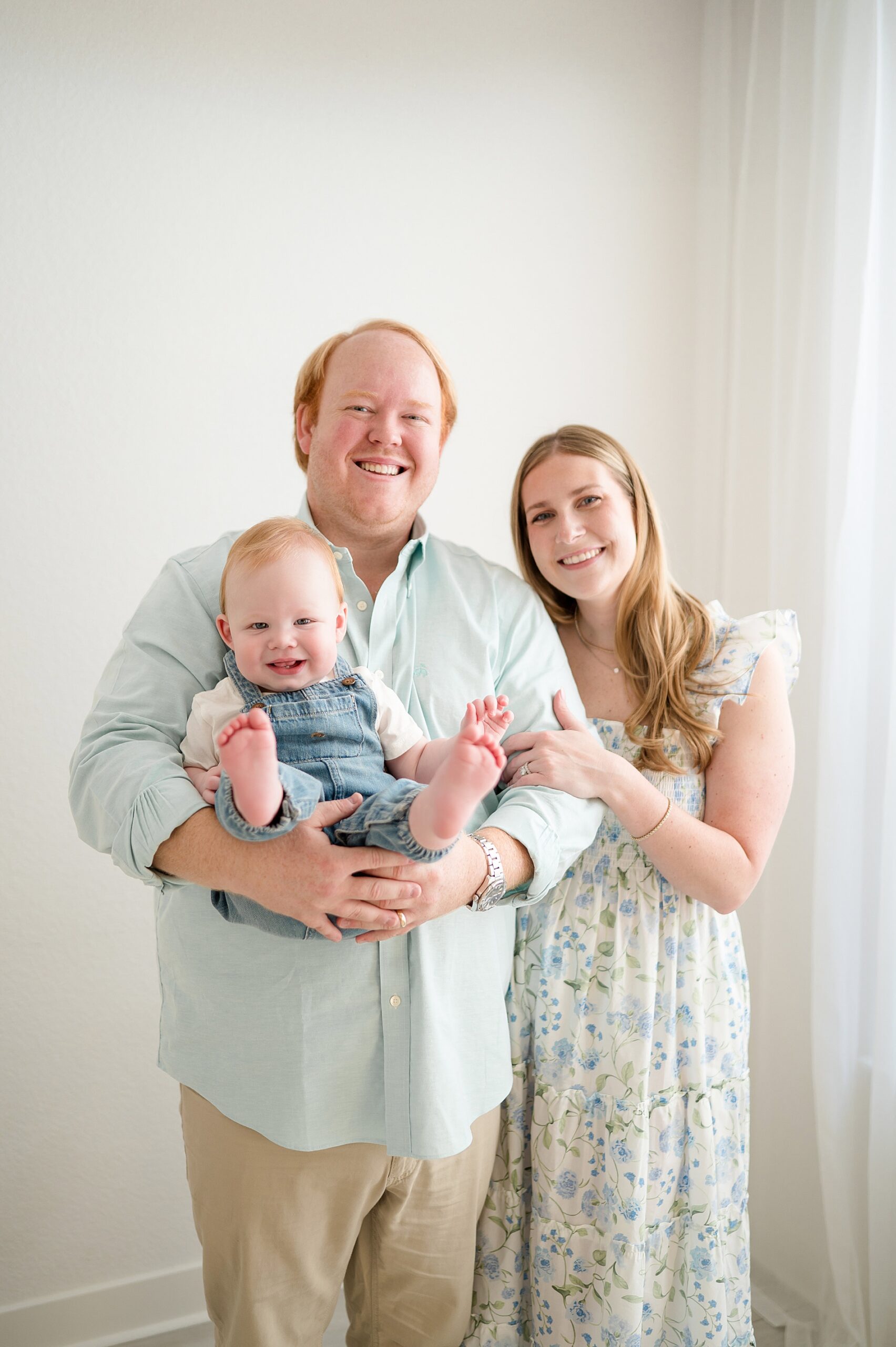 Timeless Studio 1-Year Milestone Session photographed by Little Elm Milestone Photographer 