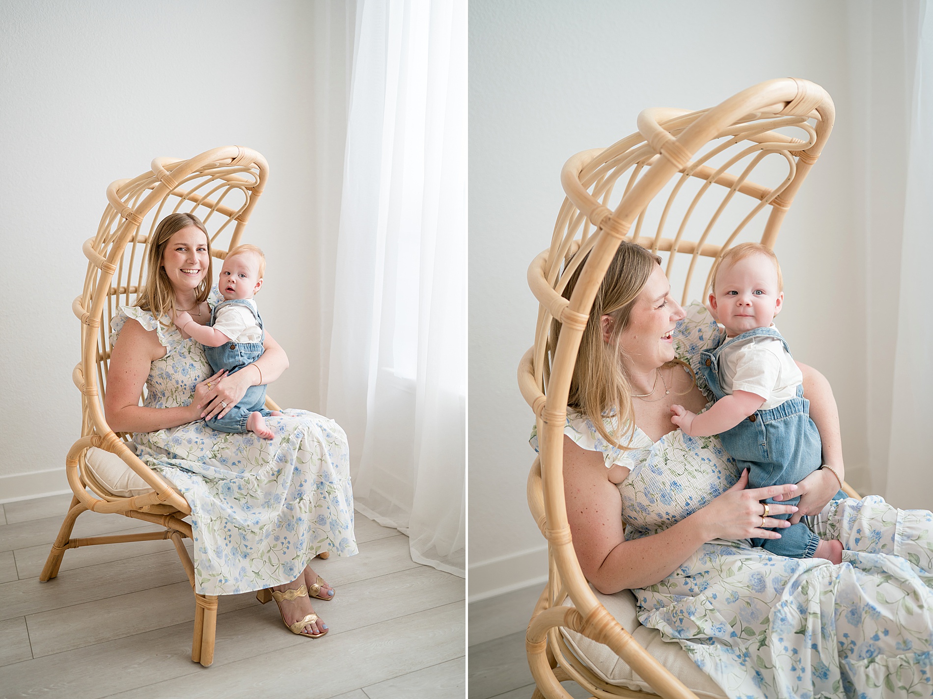 mommy and me portraits from Timeless Studio 1-Year Milestone Session