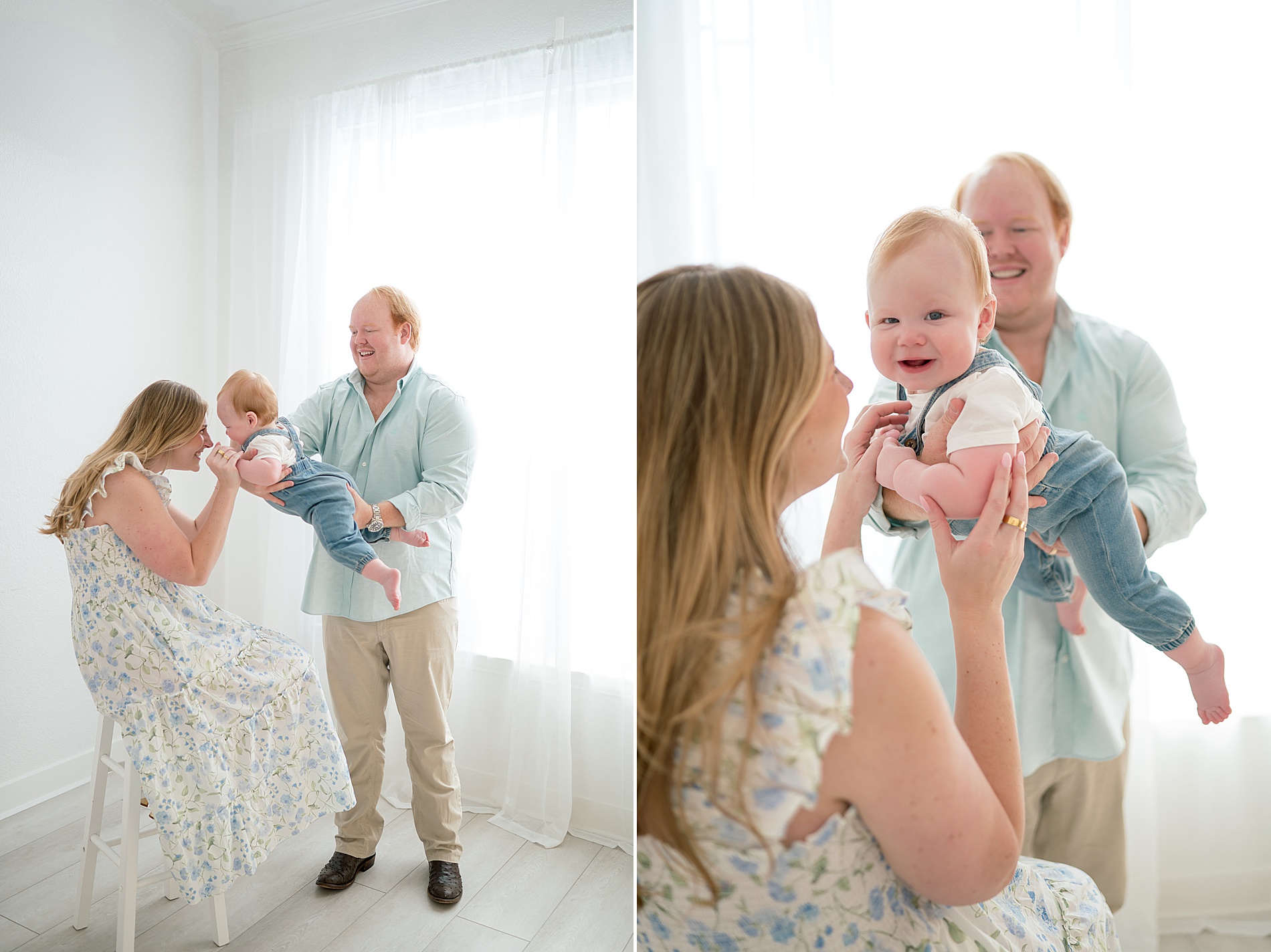 playful and fun family portraits from timeless milestone session 