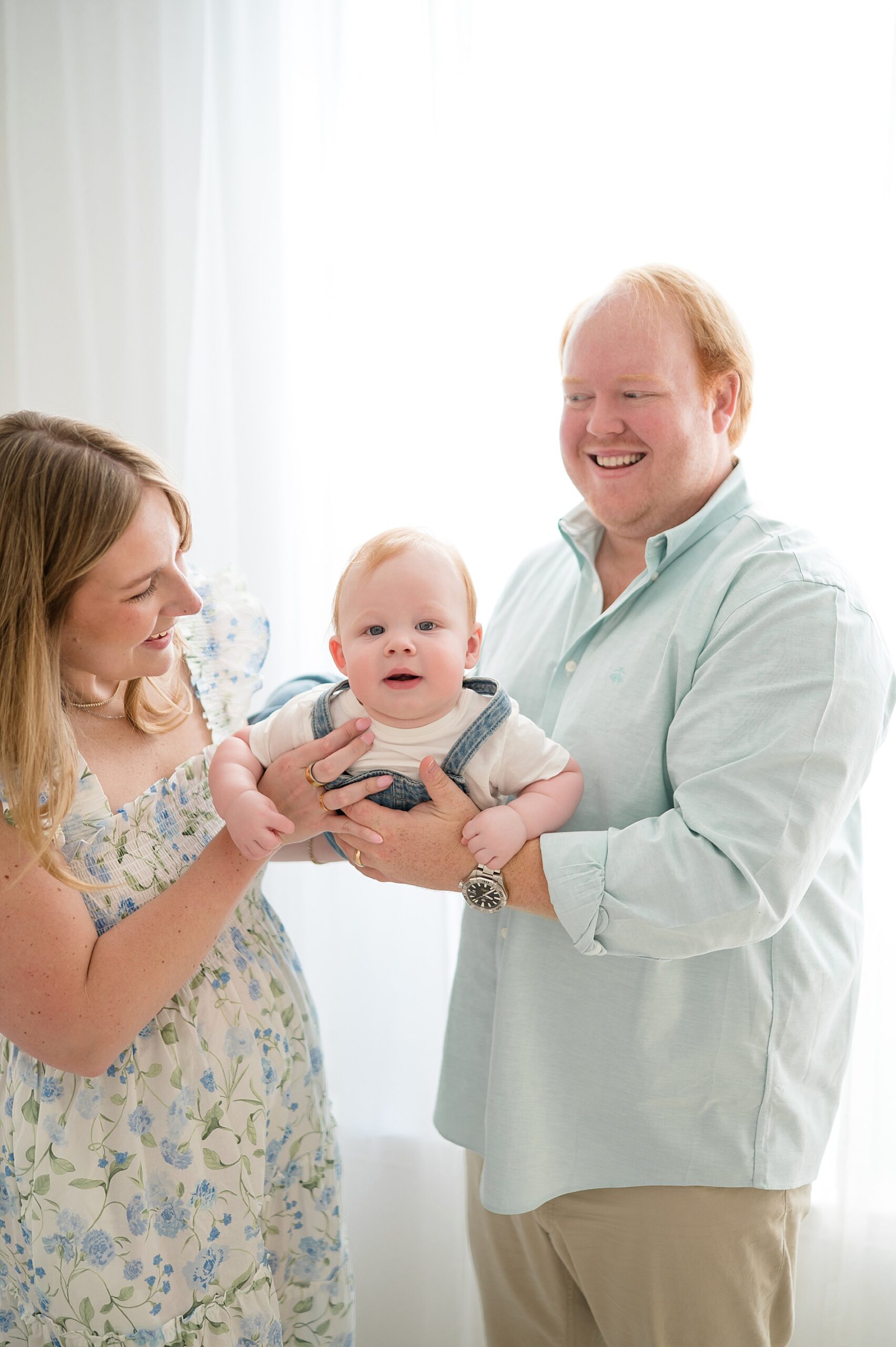 candid portraits from Studio 1-Year Milestone Session by Little Elm Milestone Photographer 