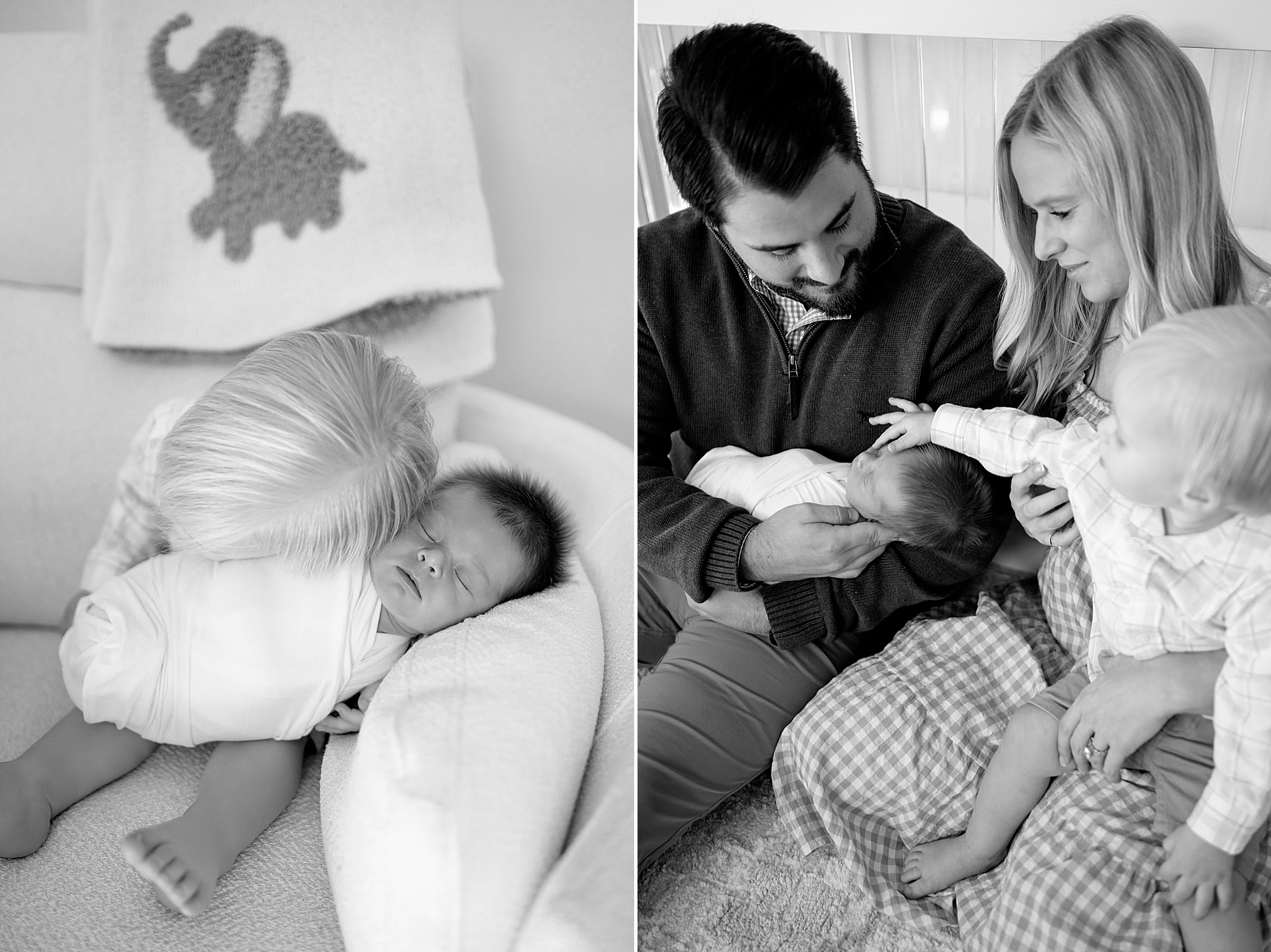 Including Siblings in Newborn Photos | Letting Kids Be Kids