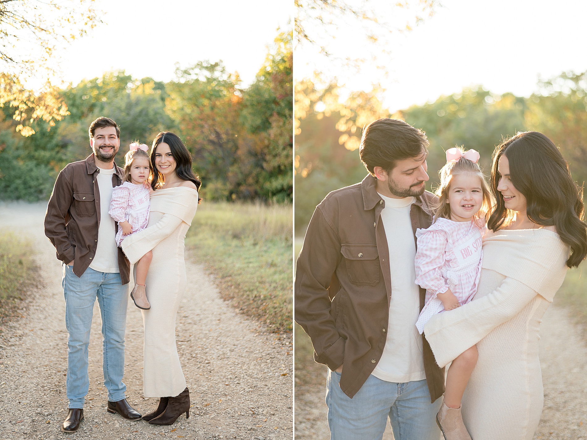 light and airy maternity announcement 