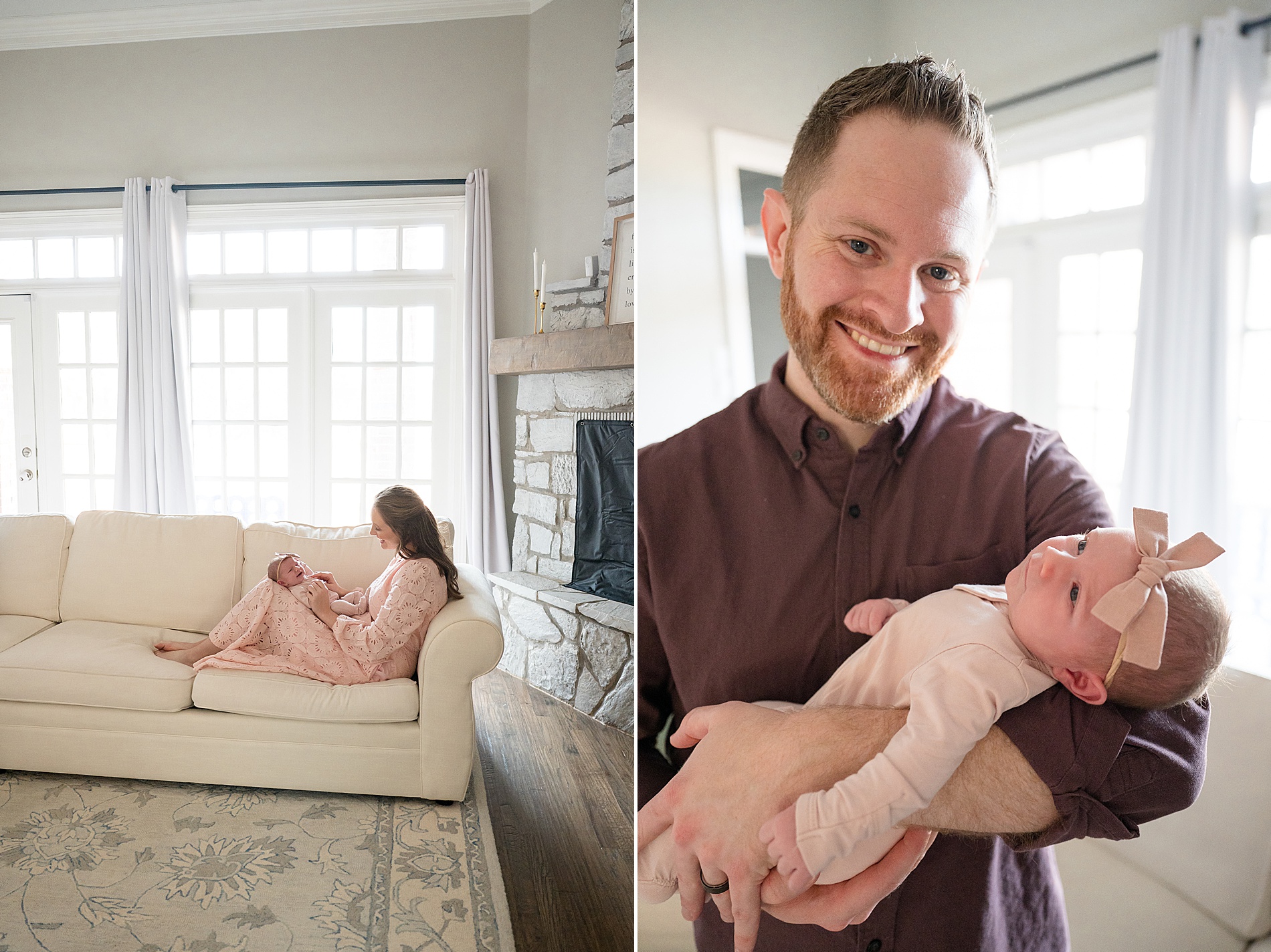 Relaxed Newborn Session With Multiple Kids