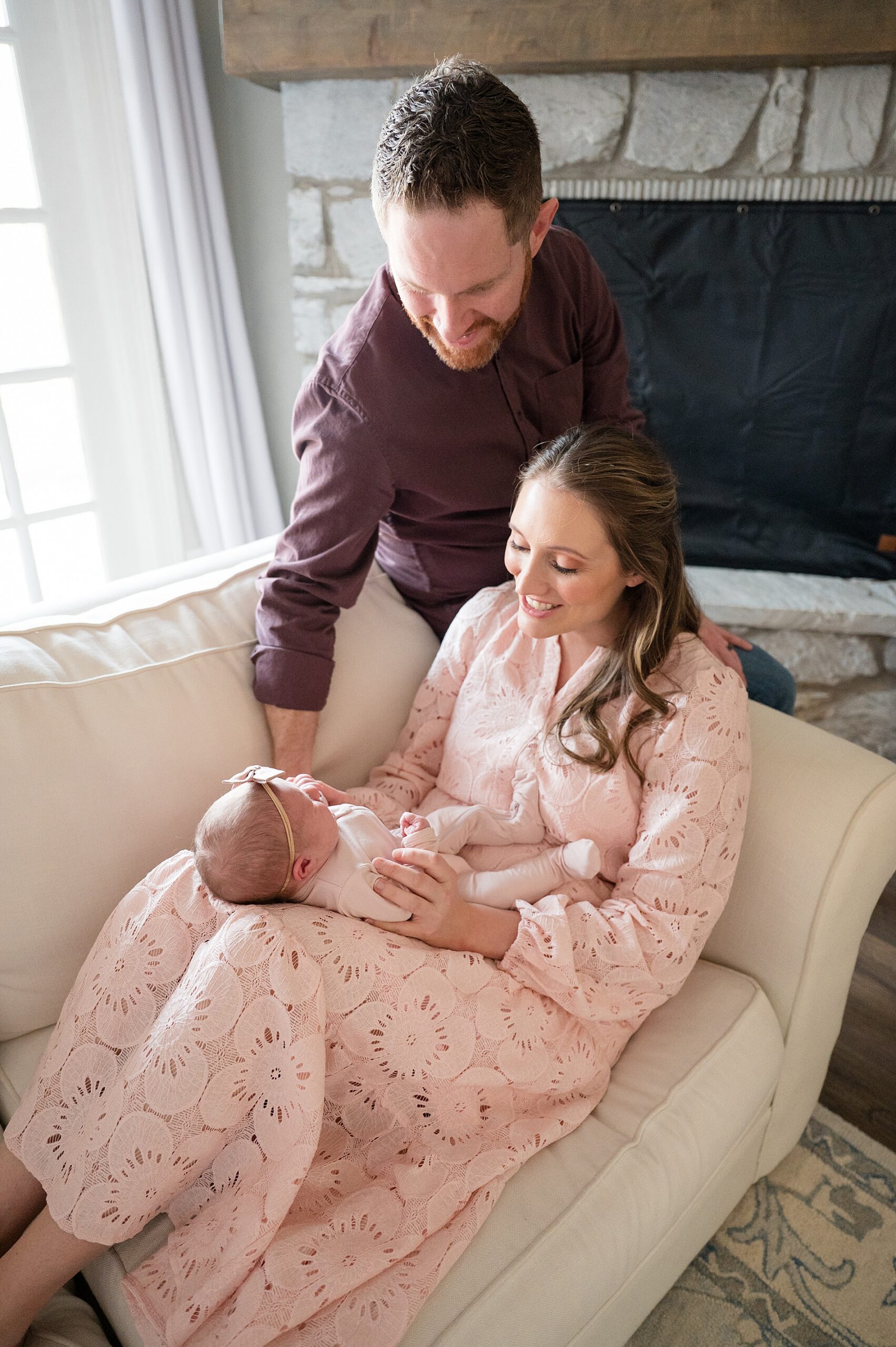 sweet newborn portraits from in-home lifestyle session 